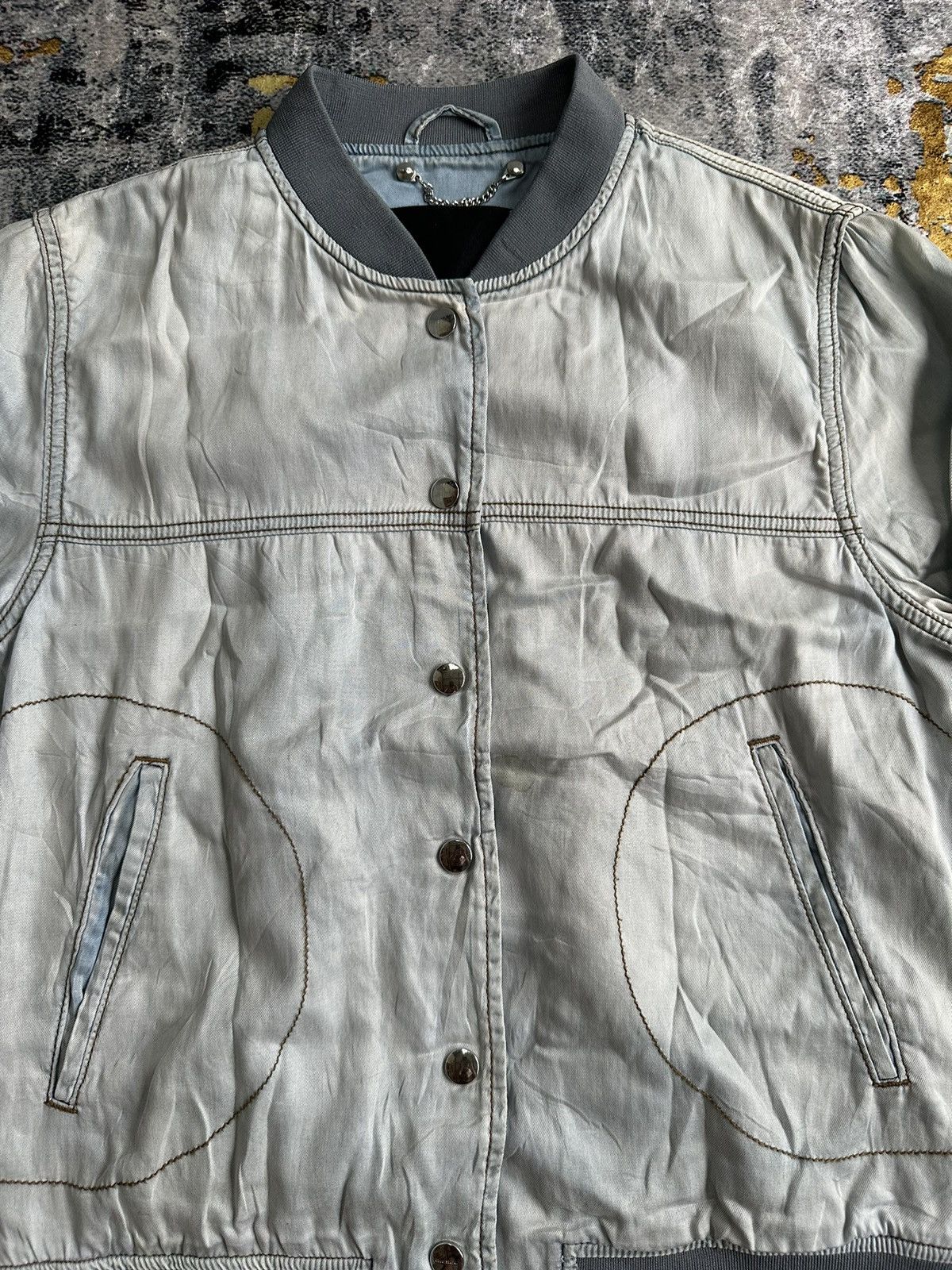 Diesel CRAZY FADED DIESEL VINTAGE BOMBER JACKET Size US M / EU 48-50 / 2 - 2 Thumbnail