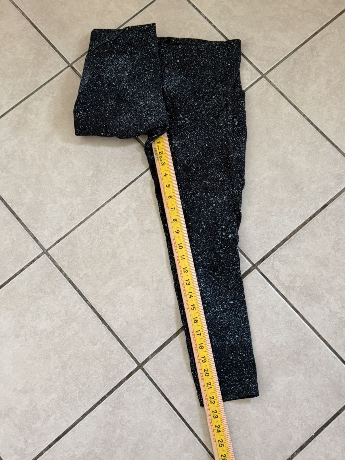 Lululemon LULULEMON LEAD THE PACK CROP 22” POCKETS BLACK BLUE SIZE 6 Size 28" / US 6 / IT 42 - 4 Thumbnail