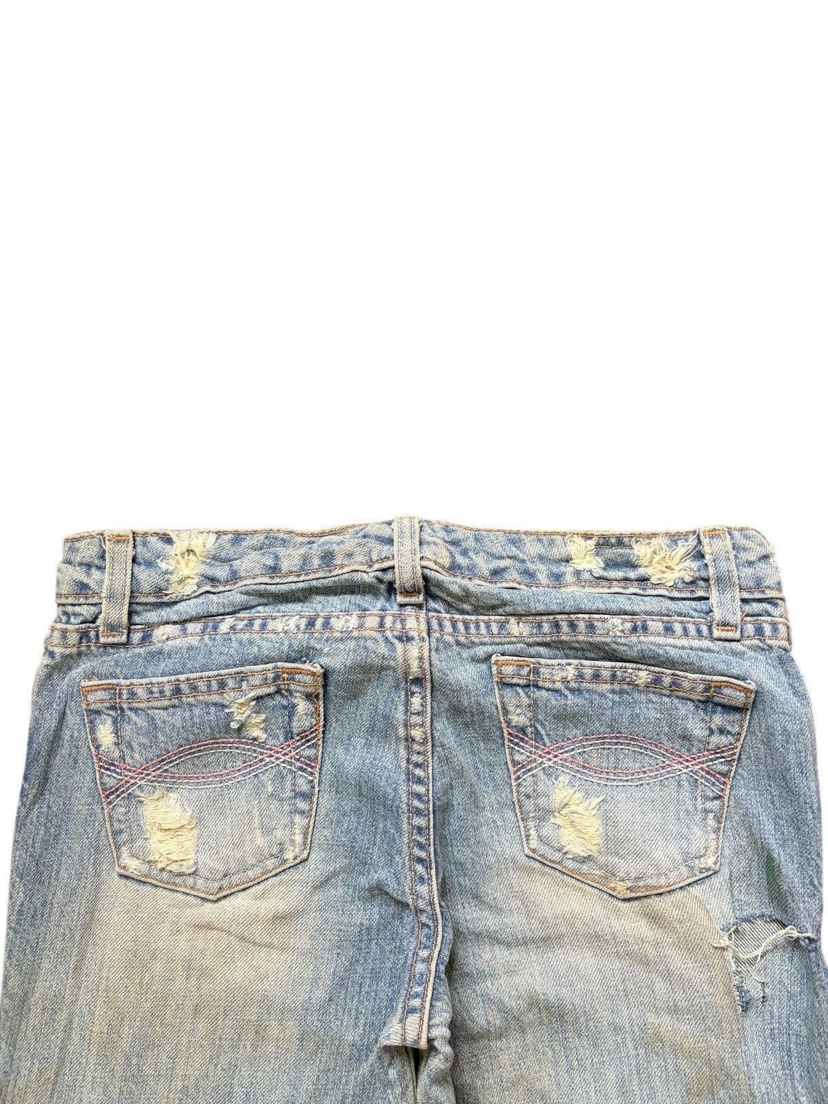 Abercrombie & Fitch Vintage Abercrombie Distress Low Rise Flare Jeans Size 27" / US 4 / IT 40 - 4 Thumbnail