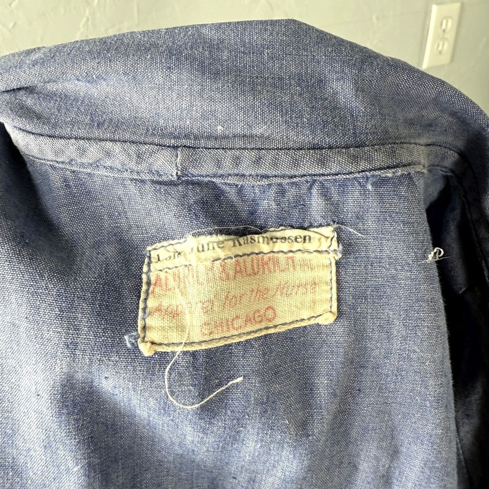 Vintage VINTAGE Aldrich & Dress 2XS Blue 50s Women Nures Uniform Chicago Cotton V17 Size XXS / US 00 / IT 34 - 8 Thumbnail