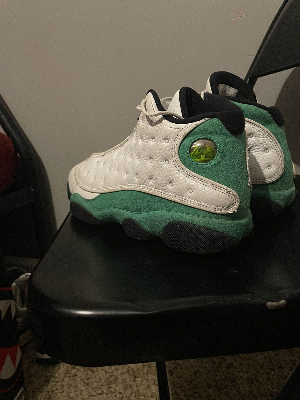 Jordan Brand Jordan 13 Lucky Green, Men’s Size 10.5(US) Barely Worn Size US 10.5 / EU 43-44 - 4 Thumbnail