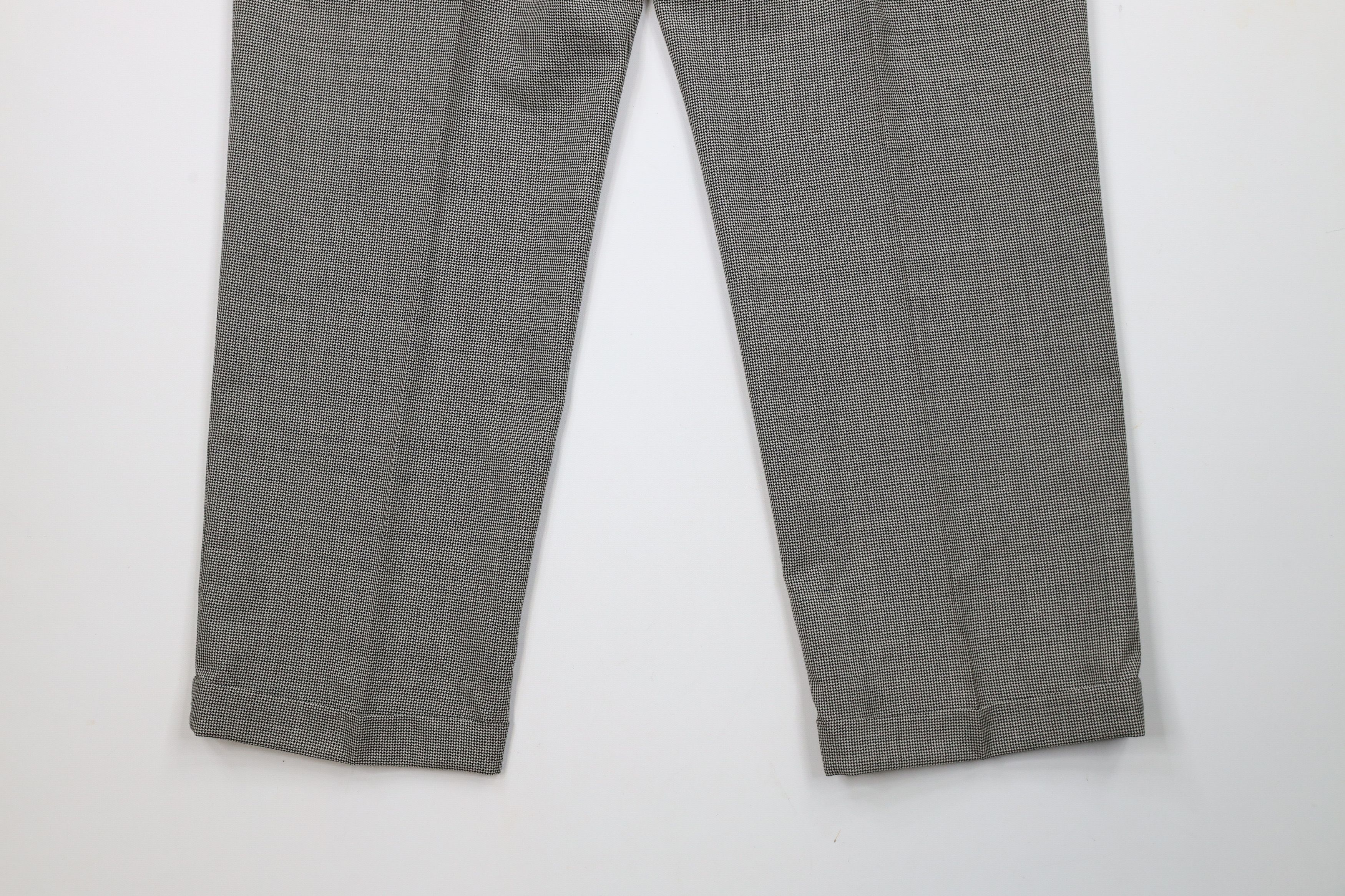 Tommy Hilfiger × Vintage Vintage 90s Tommy Hilfiger Houndstooth Wide Leg Chino Pants Size US 34 / EU 50 - 11 Thumbnail