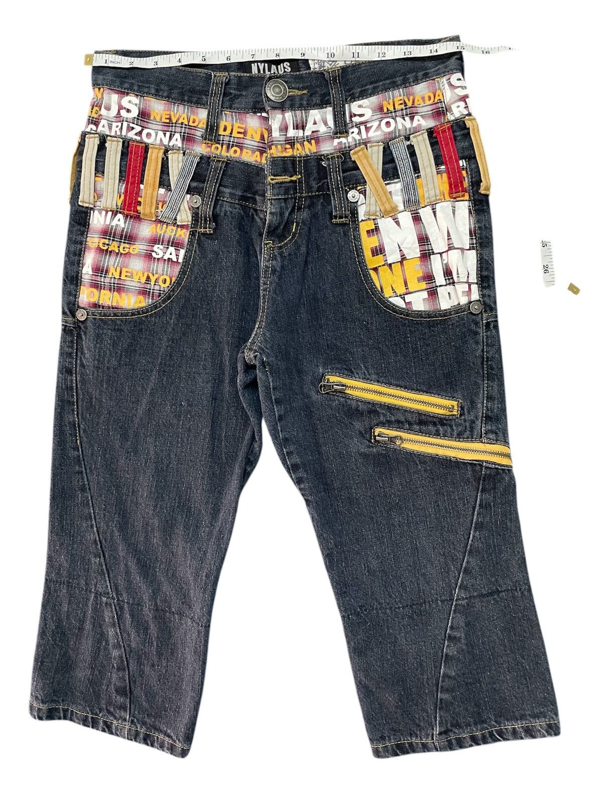 Hysteric Glamour × Japanese Brand Y2k Nylaus jeans Double Waist Ankle denim American state Size US 30 / EU 46 - 1 Thumbnail