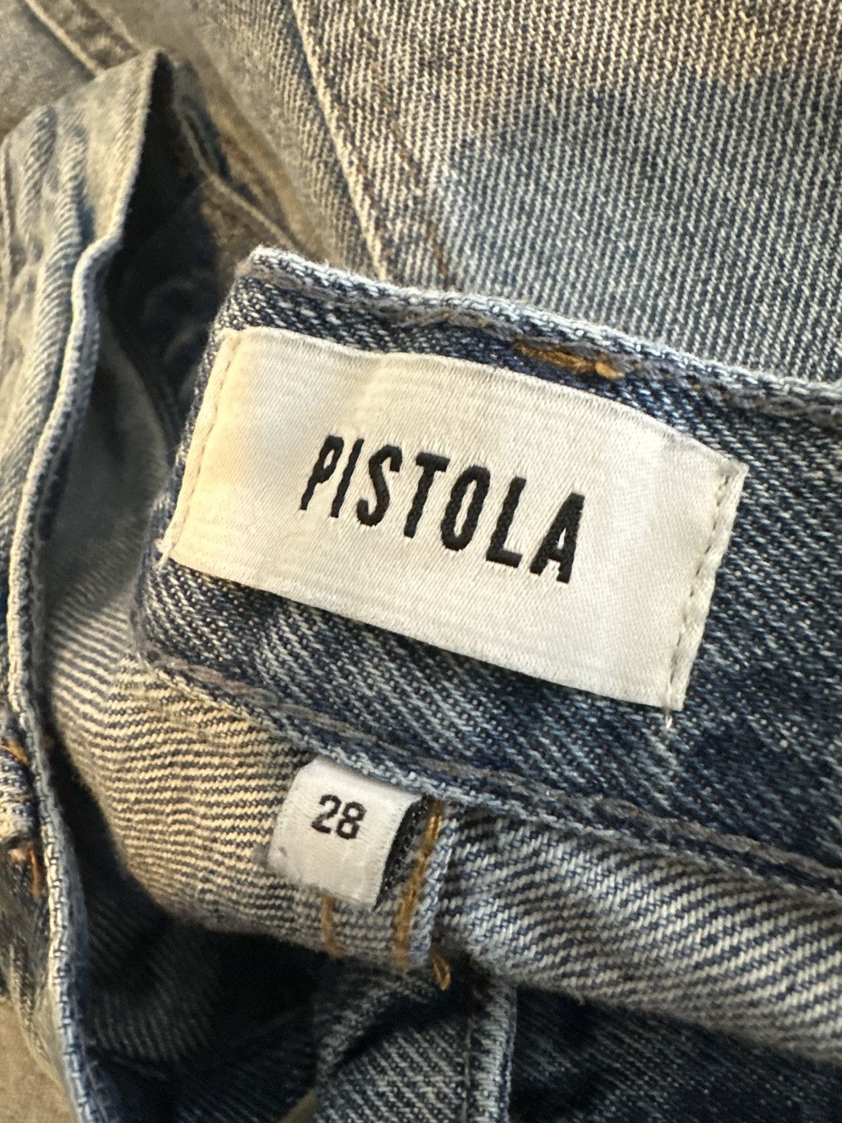 Pistola Pistola Cassie Super High Rise Straight Leg Jeans Size 28" / US 6 / IT 42 - 6 Thumbnail
