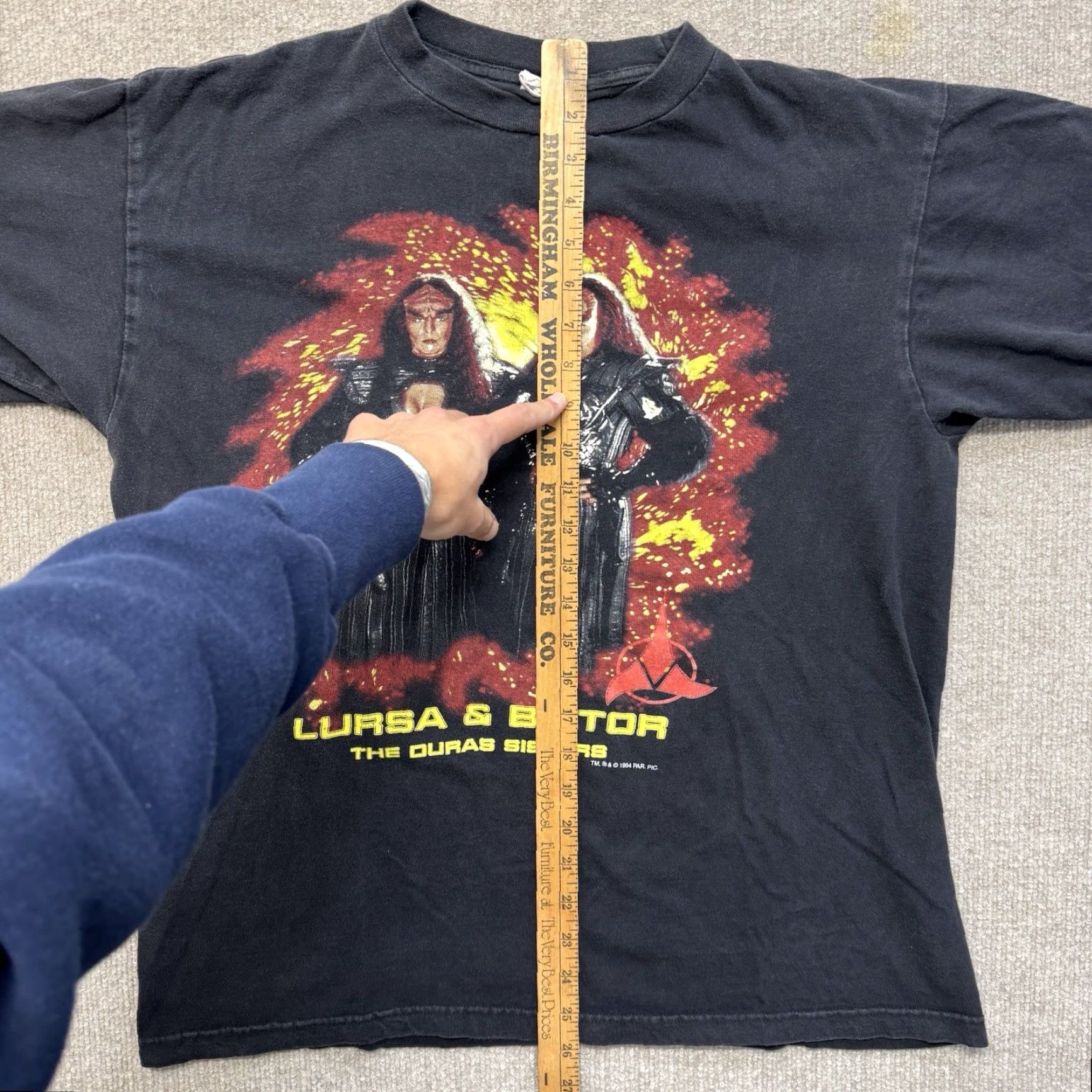 Vintage VINTAGE Star Trek Generations T Shirt XL Lursa Duras Sisters 1993 Tour Champ Size US XL / EU 56 / 4 - 6 Thumbnail