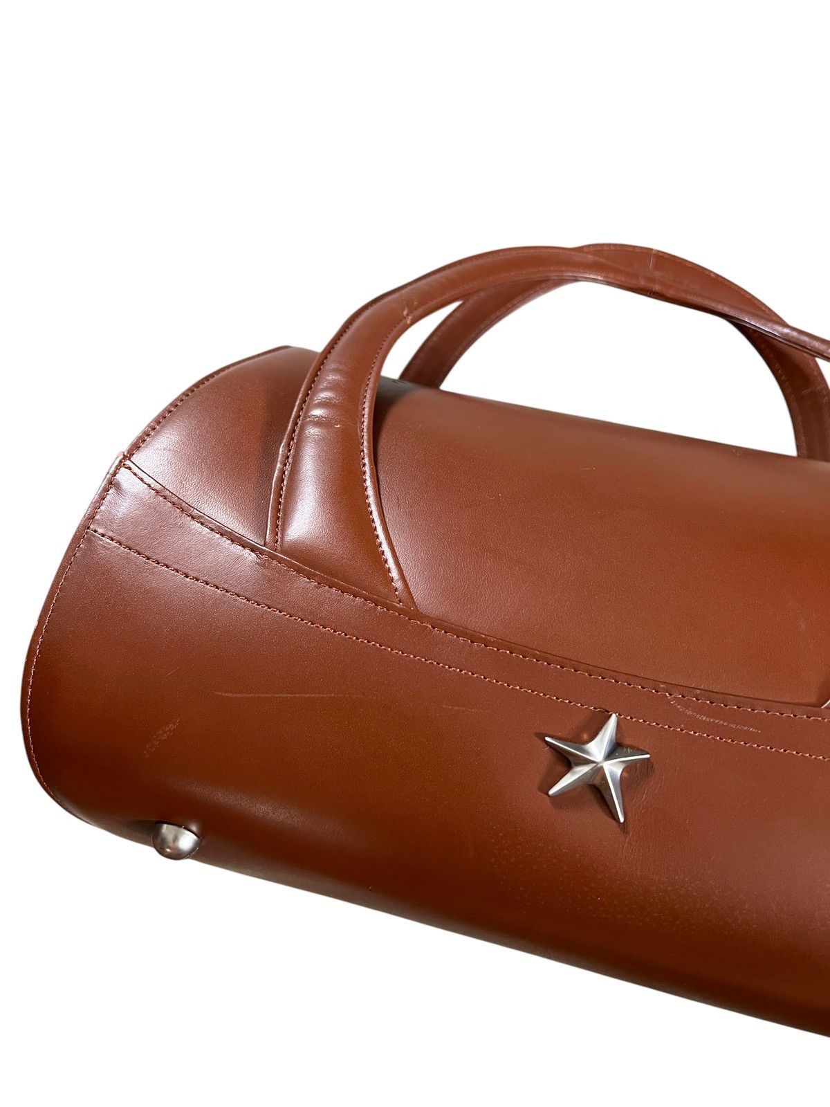 Thierry Mugler 1990 Thierry Mugler Paris Leather Handbag Size ONE SIZE - 16 Thumbnail