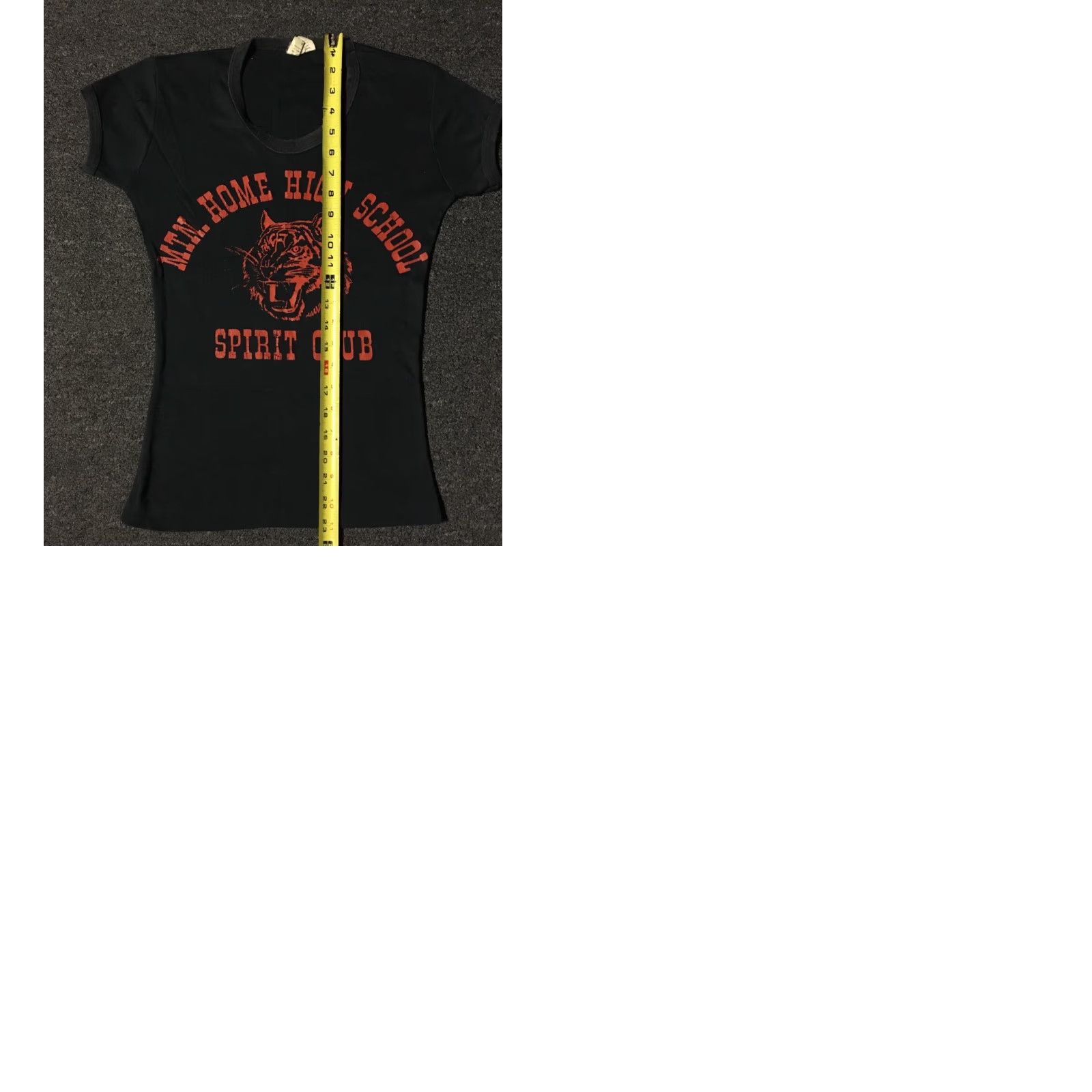 Vintage VINTAGE Mountain Home High School Spirit Shirt S Women Black USA 70s 80s 90s Grunge Size S / US 4 / IT 40 - 9 Thumbnail