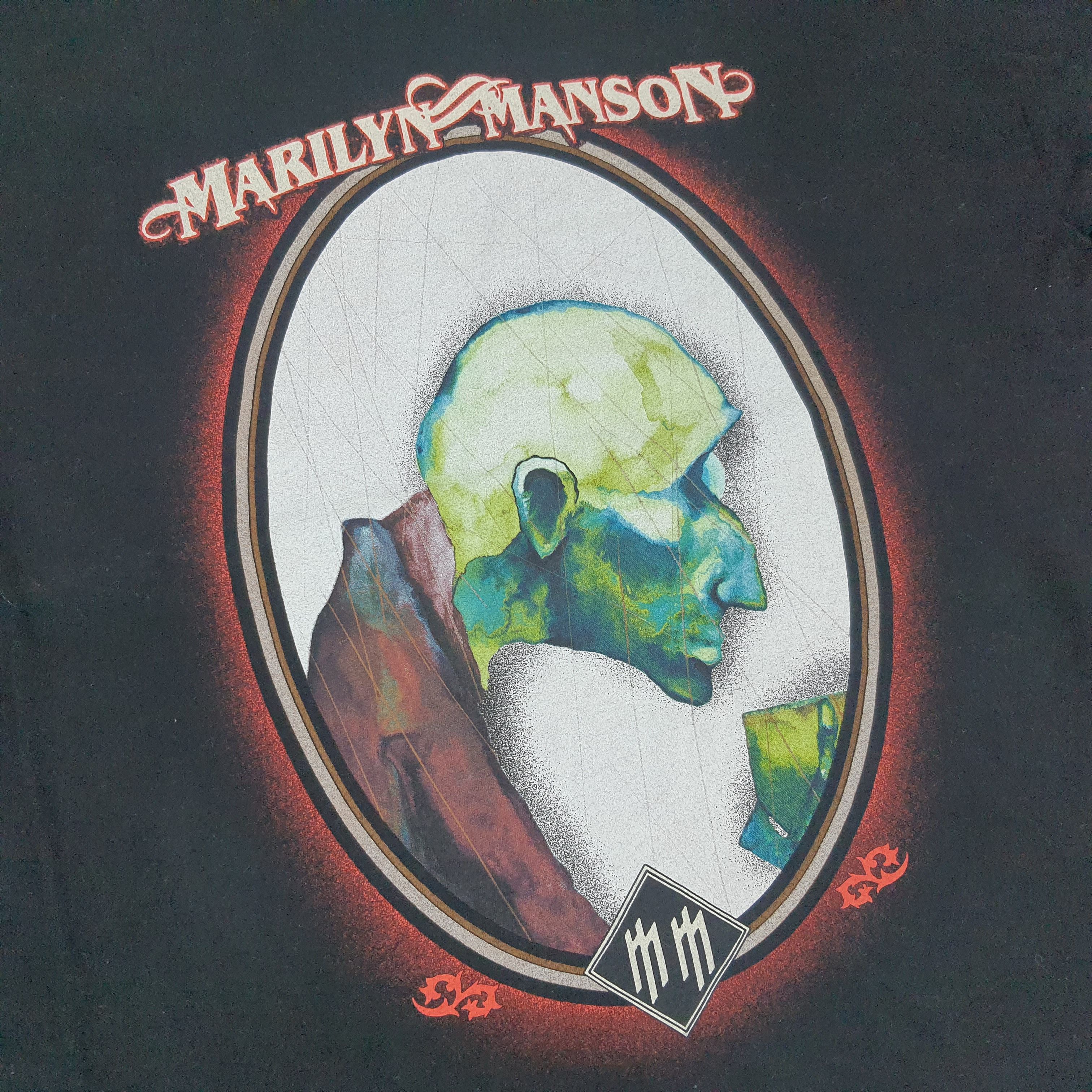 Band Tees × Marilyn Manson × Vintage Vintage Marilyn Manson Golden Age of Grotesque 2003 T-shirt Size US L / EU 52-54 / 3 - 2 Thumbnail