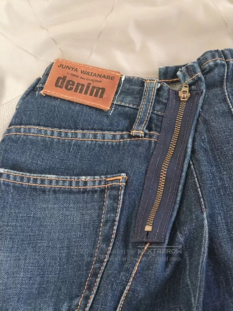Comme des Garcons Comme des Garcons size S Denim Skirt S-M Size 23" - 5 Thumbnail