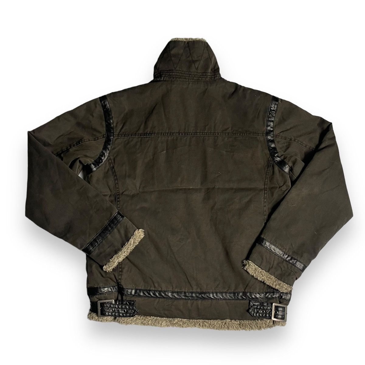 If Six Was Nine × Japanese Brand × Le Grande Bleu (L.G.B.) 🇯🇵 SIX STAR EXCLUSIVE DESIGN BONDAGE LINED FUR B3 JACKET Size US M / EU 48-50 / 2 - 2 Thumbnail