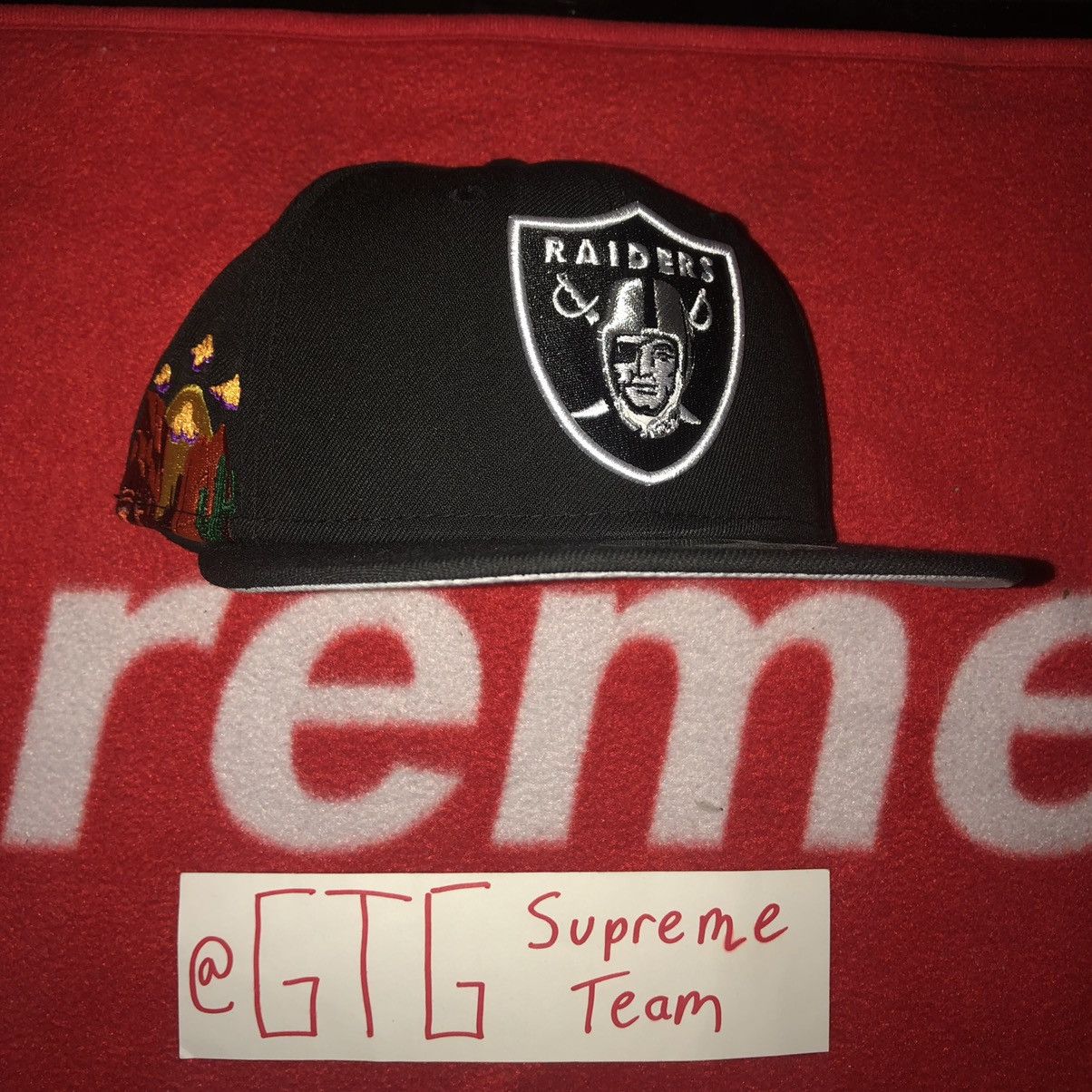 NFL Las Vegas Raiders Fitted New Era Size ONE SIZE - 1 Thumbnail