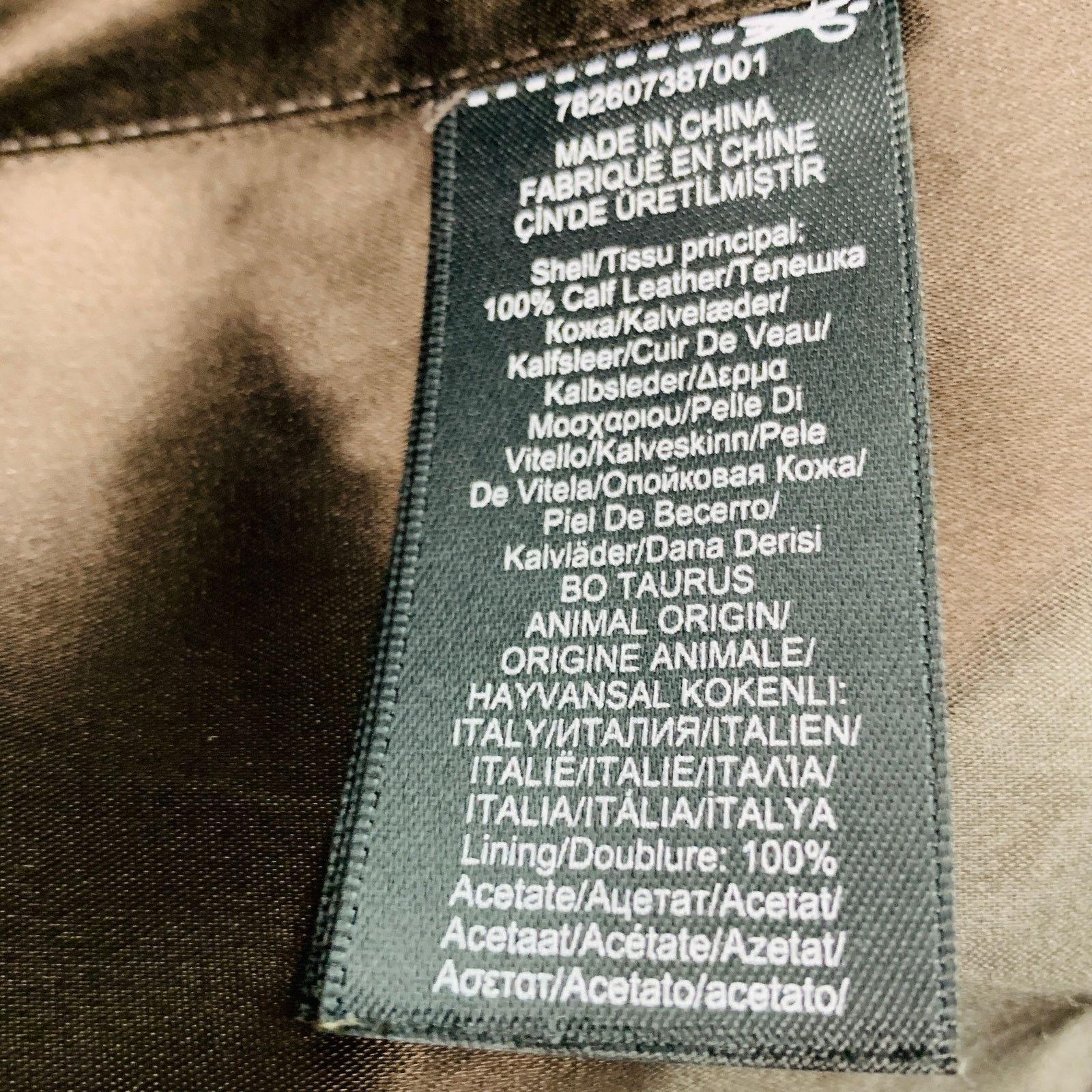 Ralph Lauren RRL by RALPH LAUREN Size XL Brown Leather Peacoat Size US XL / EU 56 / 4 - 8 Thumbnail
