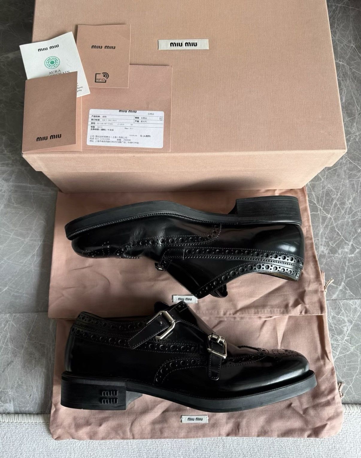 Miu Miu Miu Miu x Church's Oxfords & Loafers K6 Size US 8.5 / IT 38.5 - 7 Thumbnail