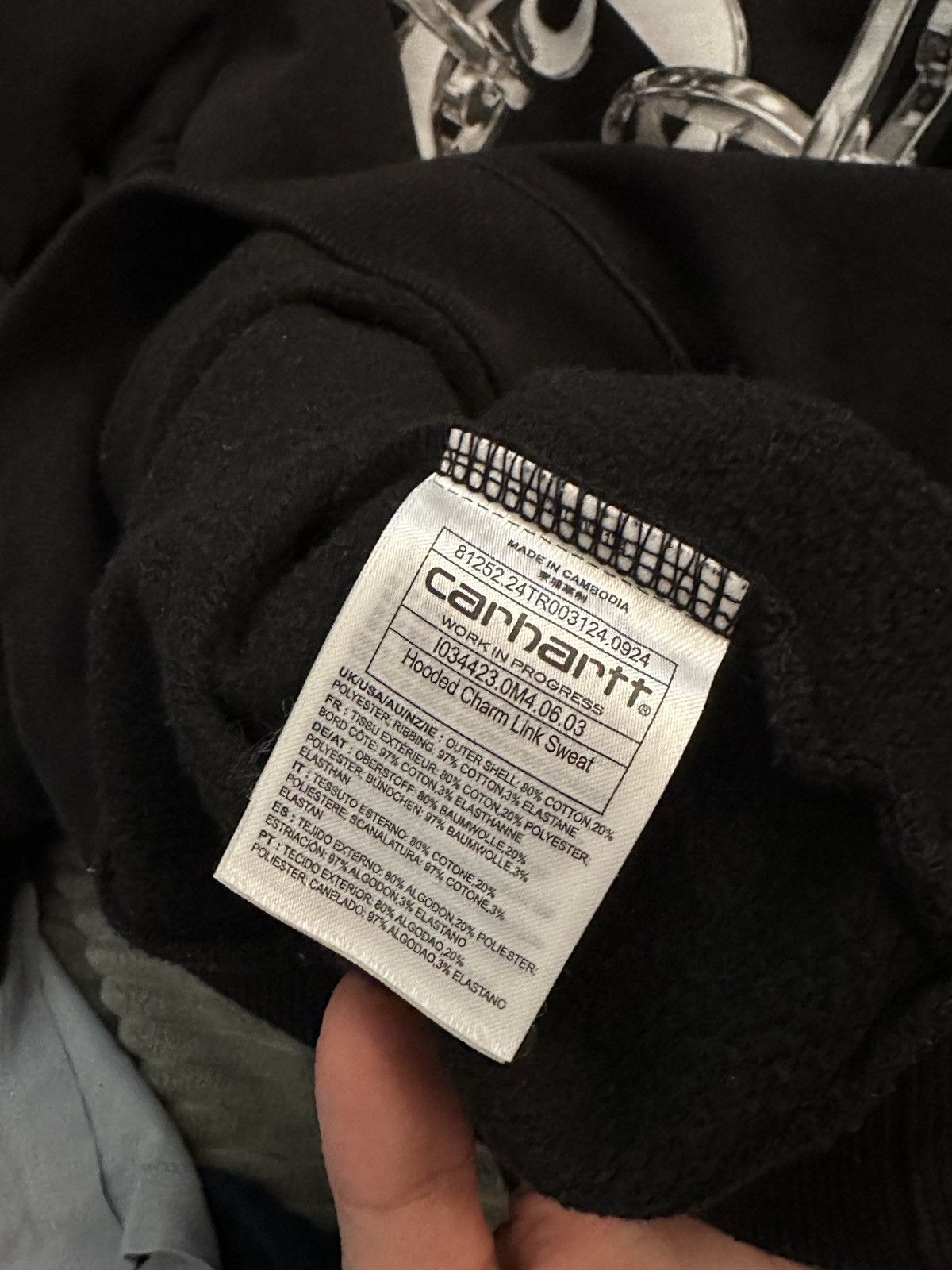 Carhartt Wip Carhartt WIP Hoodie Black Size US L / EU 52-54 / 3 - 4 Thumbnail