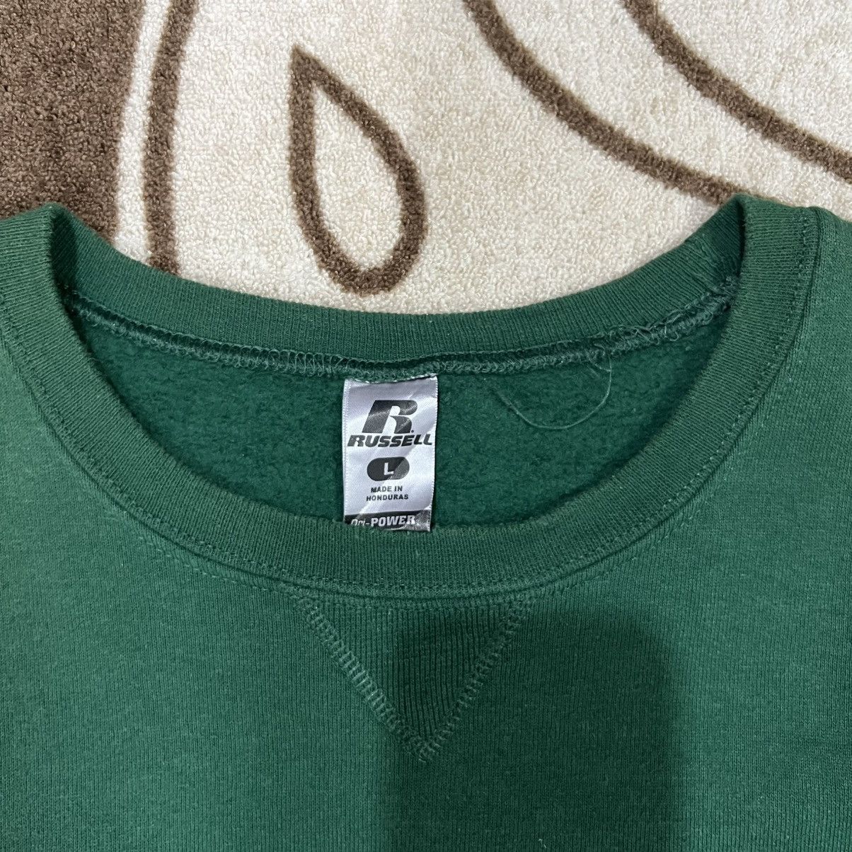 Russell Athletic × Vintage Sun Faded Green Russell Sweatshirt Size US L / EU 52-54 / 3 - 6 Thumbnail
