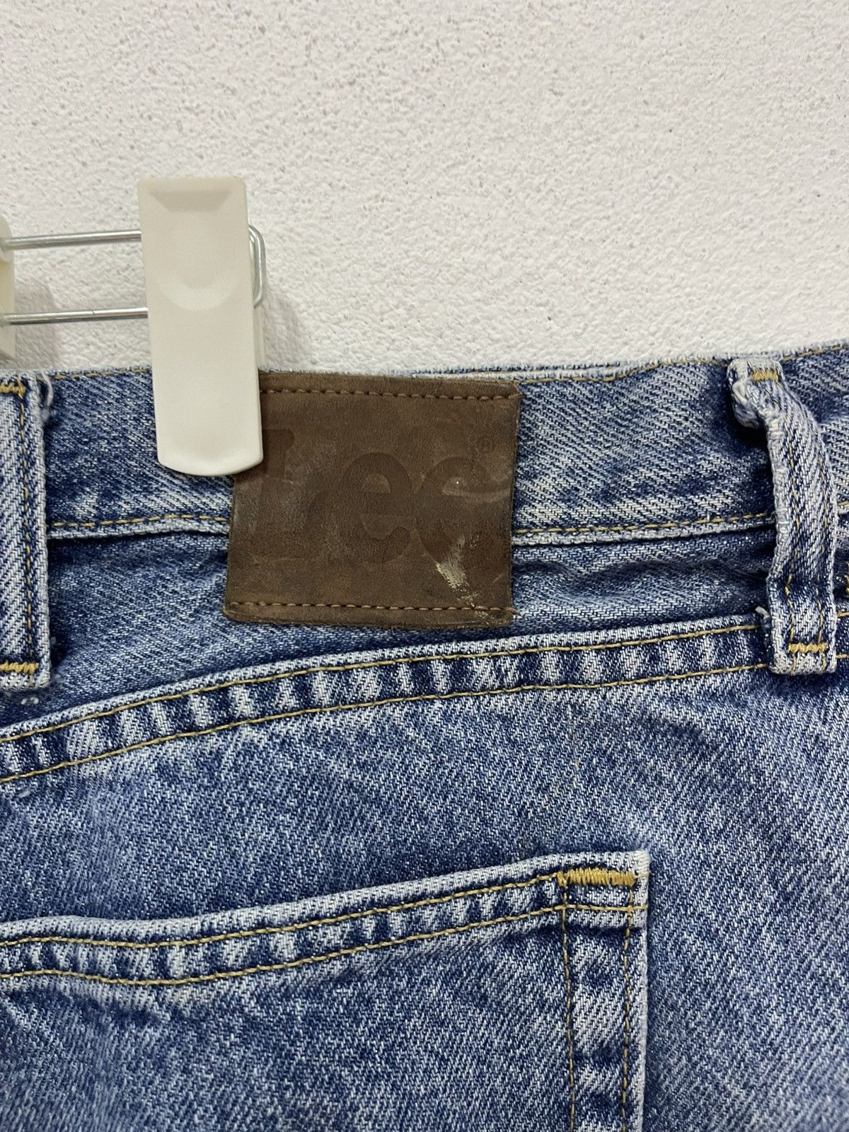 Lee × Vintage Lee Short pants Denim blue📸 Size US 42 / EU 58 - 3 Thumbnail