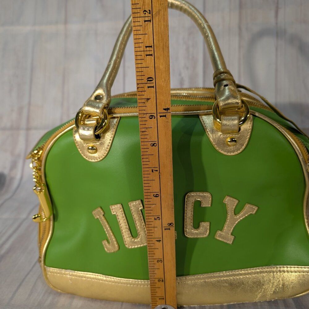 Juicy Couture Juicy Couture Vintage Green-Gold Pet Carrier Bag Size ONE SIZE - 6 Thumbnail