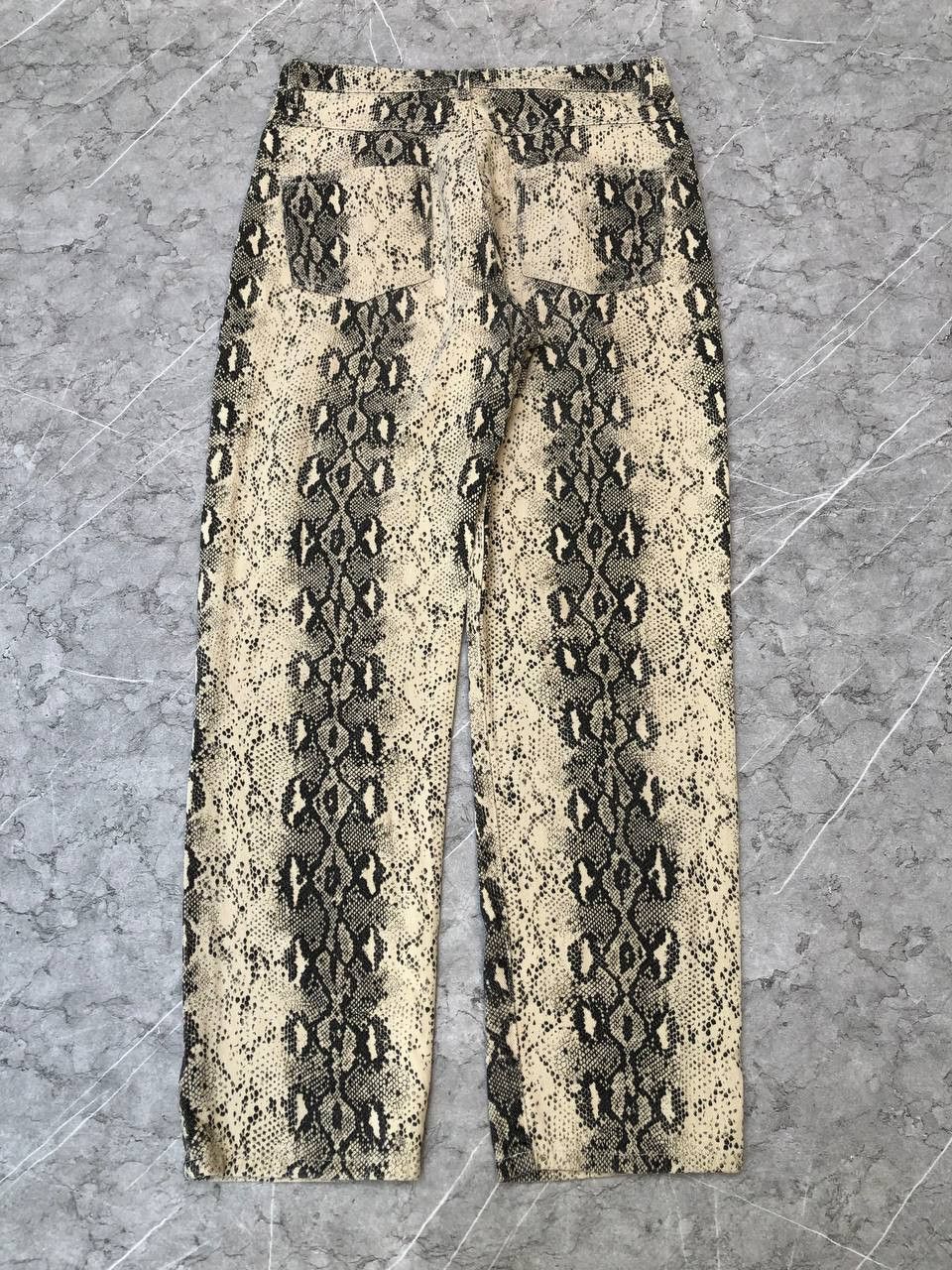 Japanese Brand Unknown brand snake skin pants Size US 28 / EU 44 - 4 Thumbnail