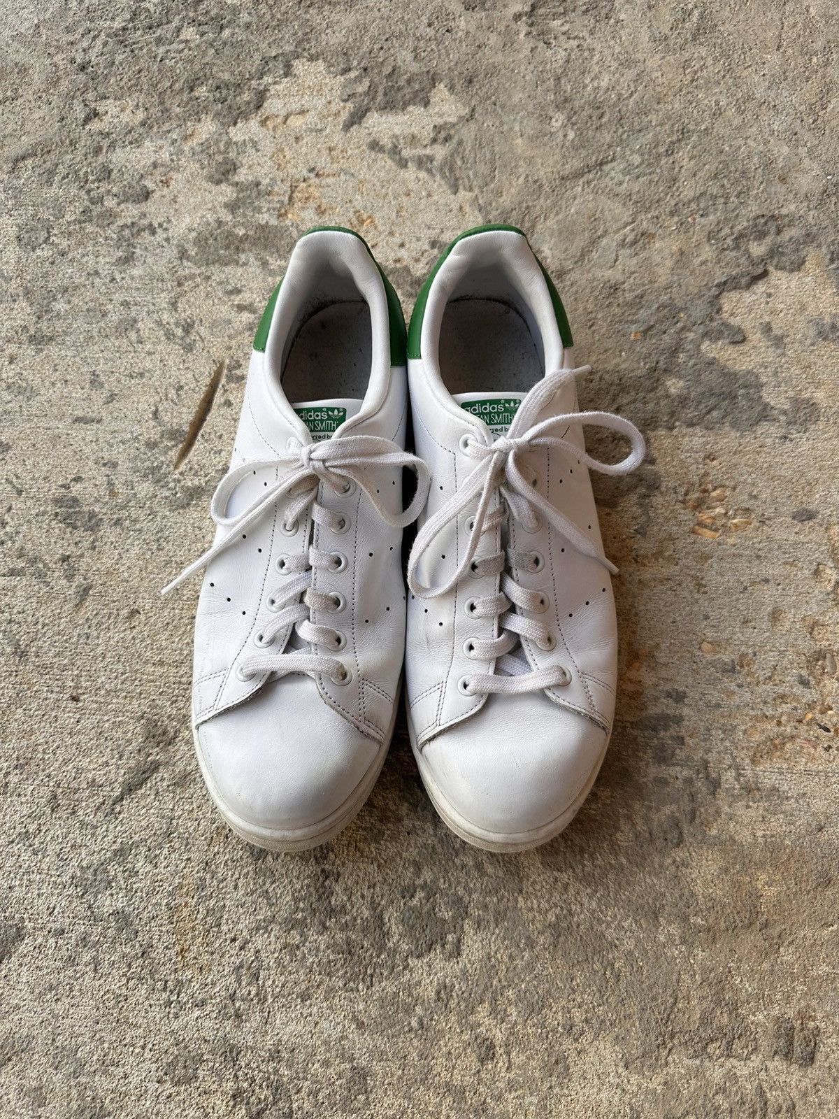 Vintage Adidas ‘STAN SMITH’ Collab Green and White Sneakers Size US 11.5 / EU 44-45 - 3 Thumbnail