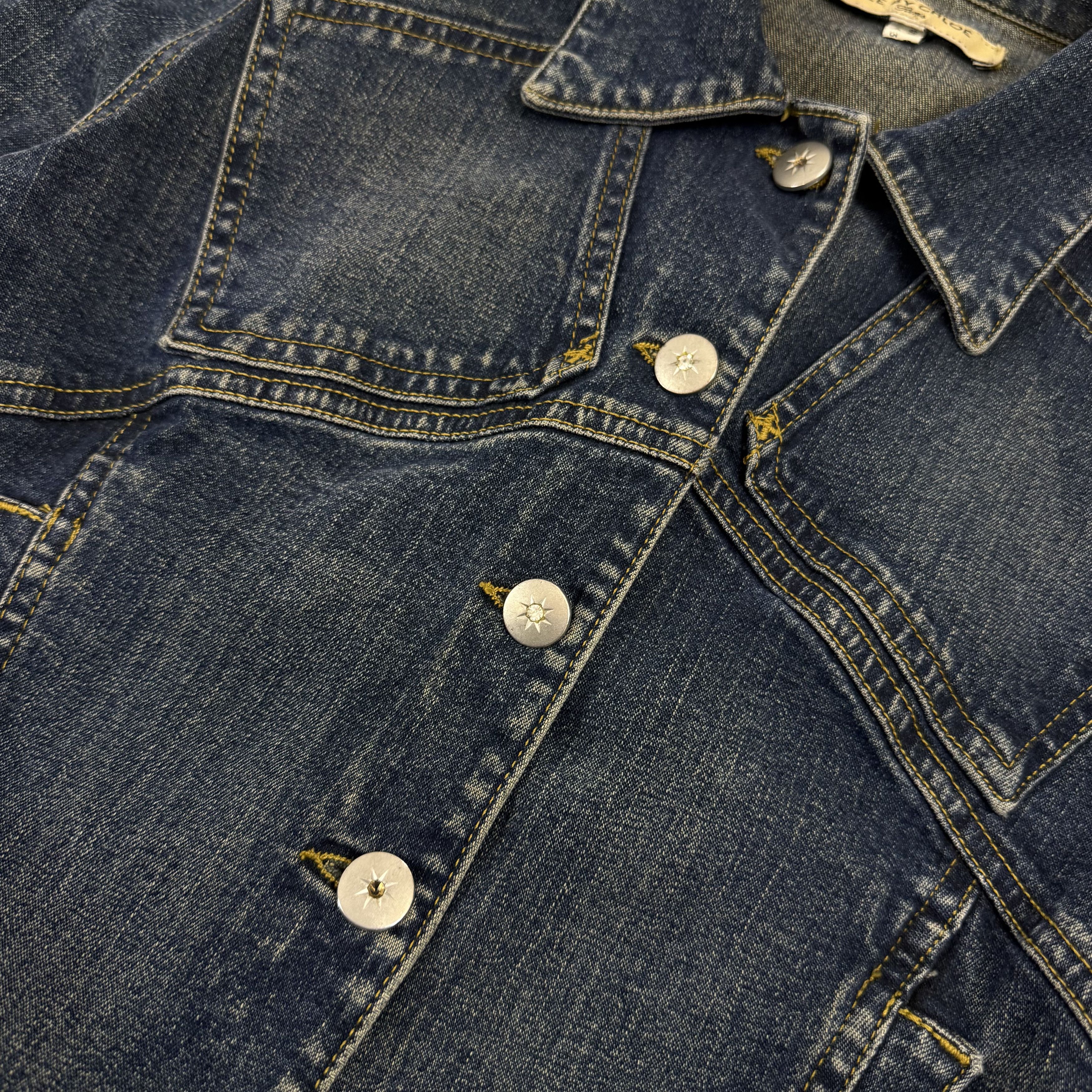 See by Chloe Vintage See By Chloe Blue Croppped Denim Trucker Jacket Size S / US 4 / IT 40 - 10 Thumbnail