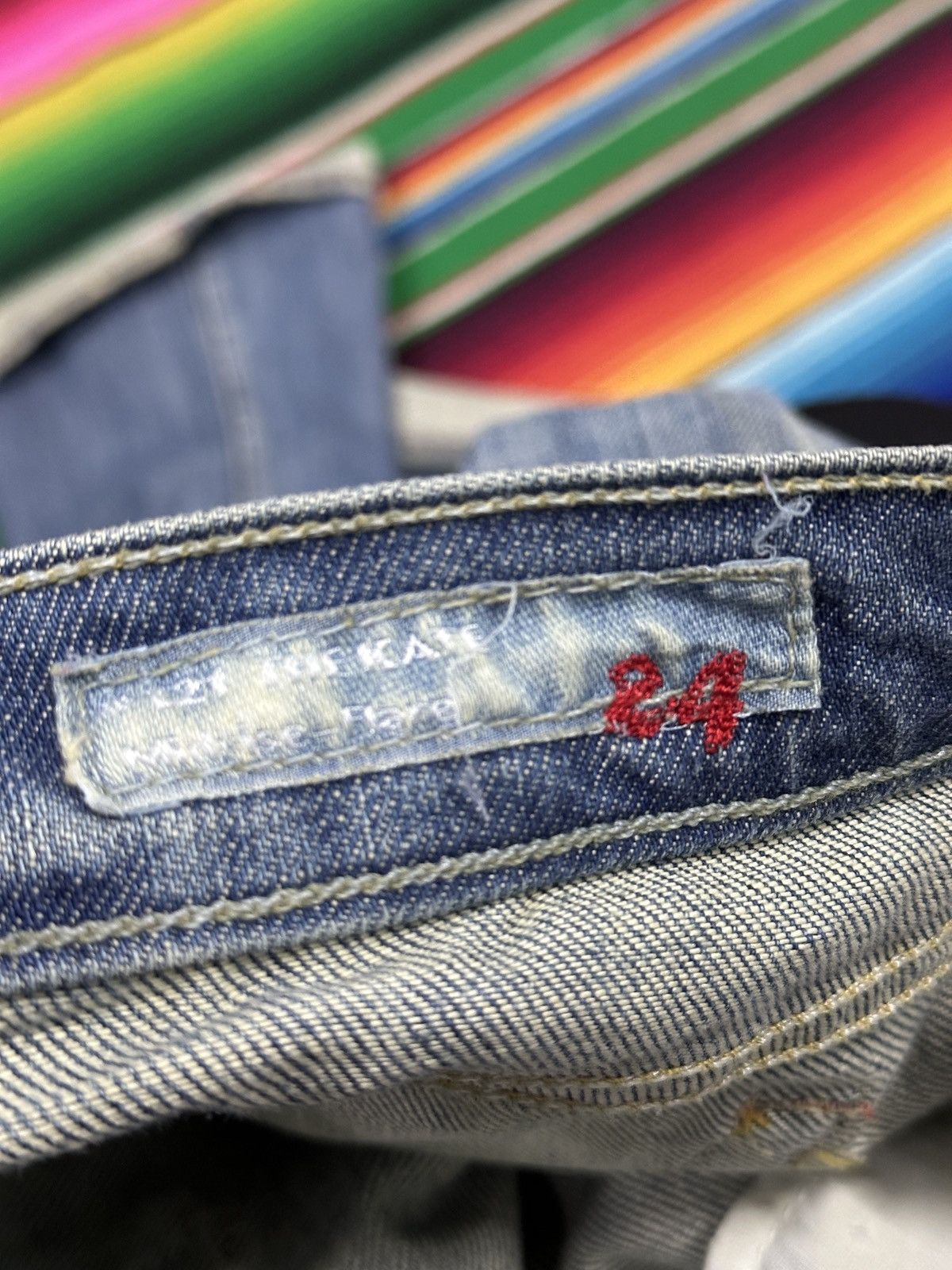 If Six Was Nine Vintage 90s Style Blue Cult Bootcut 💥❗️ Size US 29 - 4 Thumbnail