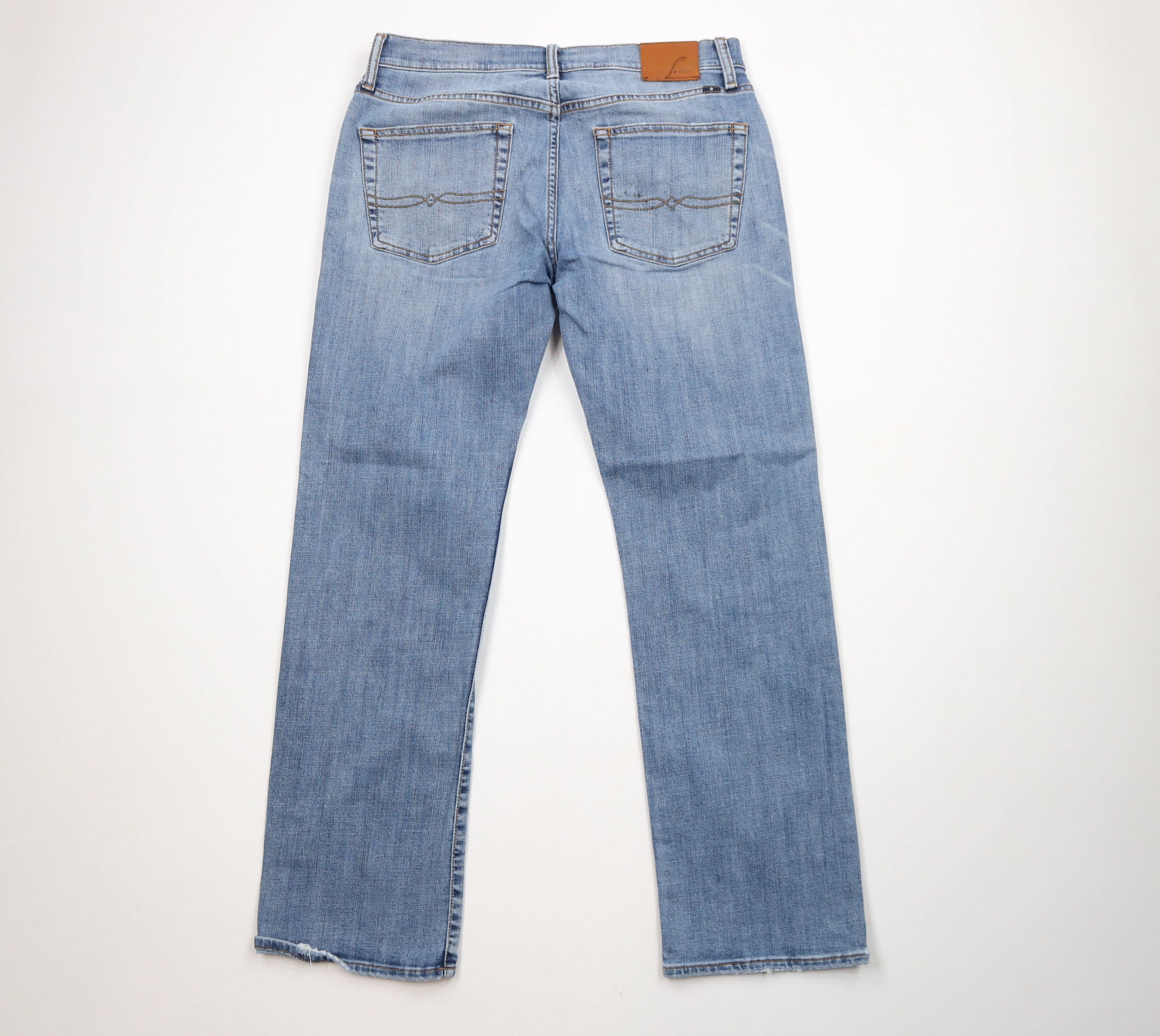 Lucky Brand × Vintage Vintage Lucky Brand 363 Vintage Straight Leg Denim Jeans Size US 32 / EU 48 - 10 Thumbnail