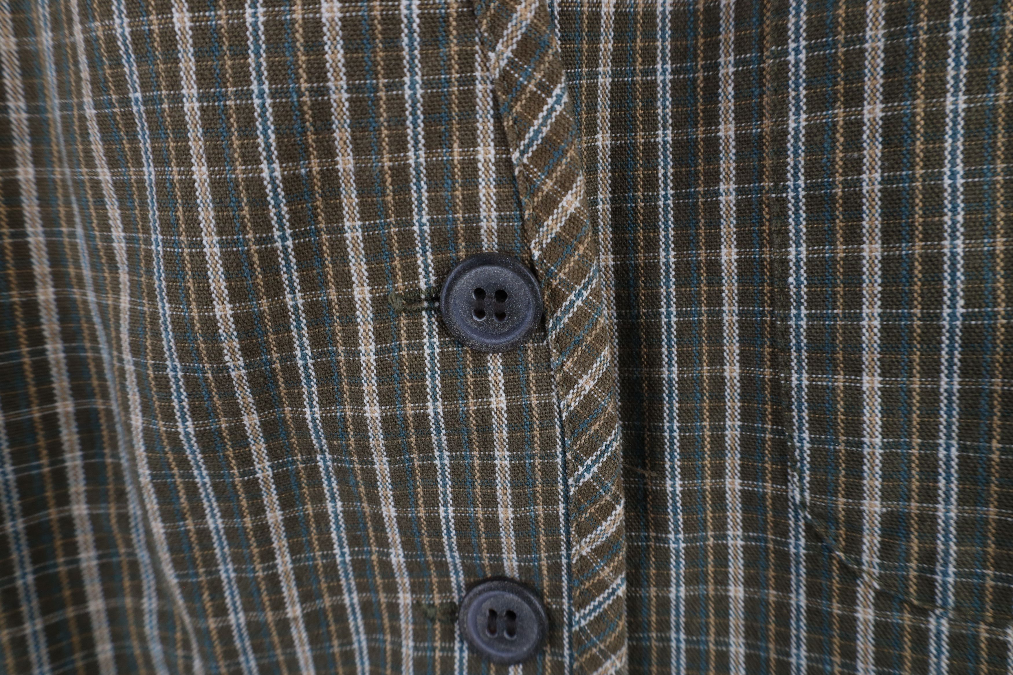 Vintage Vintage 90s Streetwear Checkered Plaid Tie Back Vest Jacket Size XL / US 12-14 / IT 48-50 - 5 Thumbnail