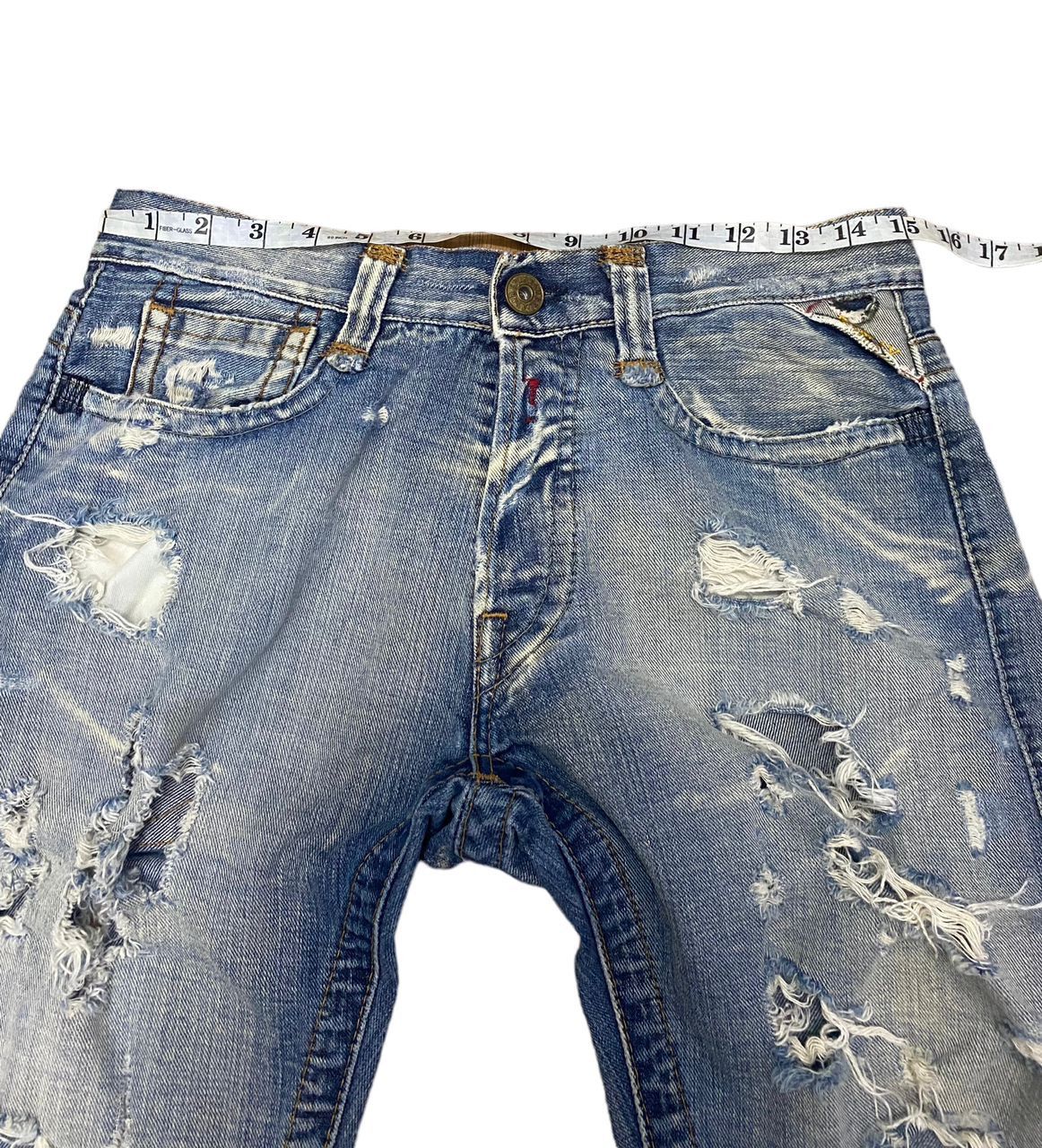 Replay 💥BEST OFFER💥VINTAGE REPLAY WORK DISTRESSED DENIM Size US 31 - 5 Thumbnail