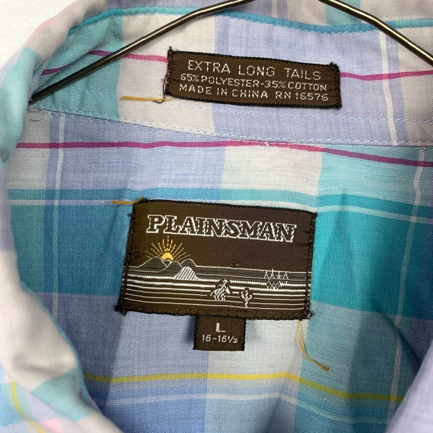 Vintage VINTAGE Plainsmen Western Plaid Button-Up Shirt L Men Mammulti? Size US L / EU 52-54 / 3 - 4 Thumbnail