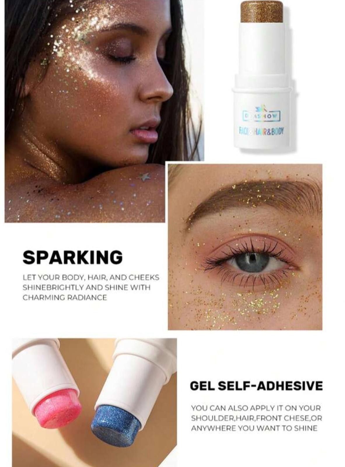 Other Julystar Glitter Eyeshadow Stick 1.04oz Blue Shimmer Size ONE SIZE - 7 Thumbnail