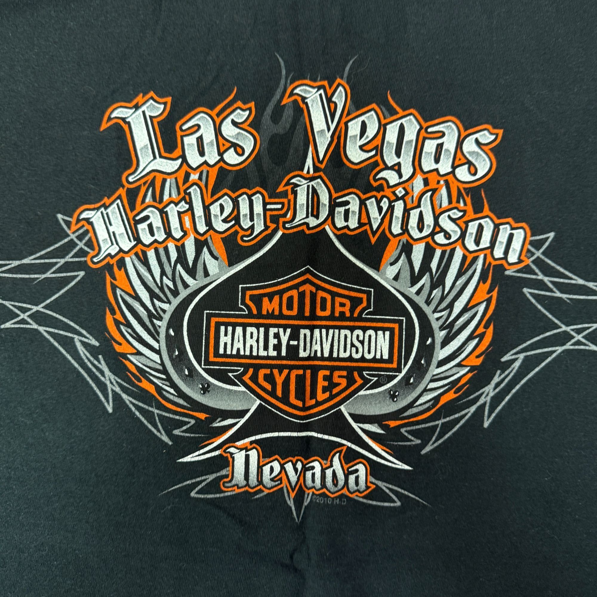 Harley Davidson H-D Las VEGAS Nevada MOTORCYCLE Biker POCKET T Shirt 2XL Size US XXL / EU 58 / 5 - 1 Thumbnail