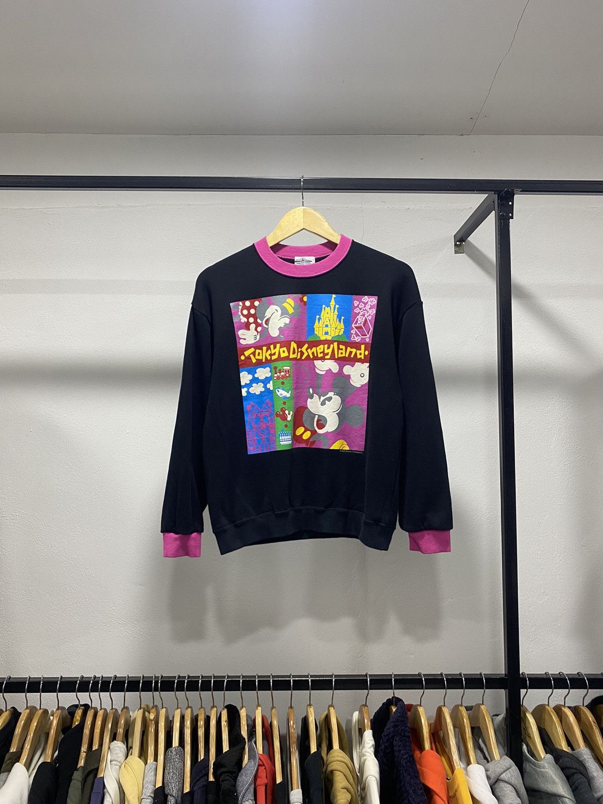 Disney × Vintage 💥Vintage Tokyo Disneyland Sweatshirt Print 90s Size S / US 4 / IT 40 - 2 Thumbnail