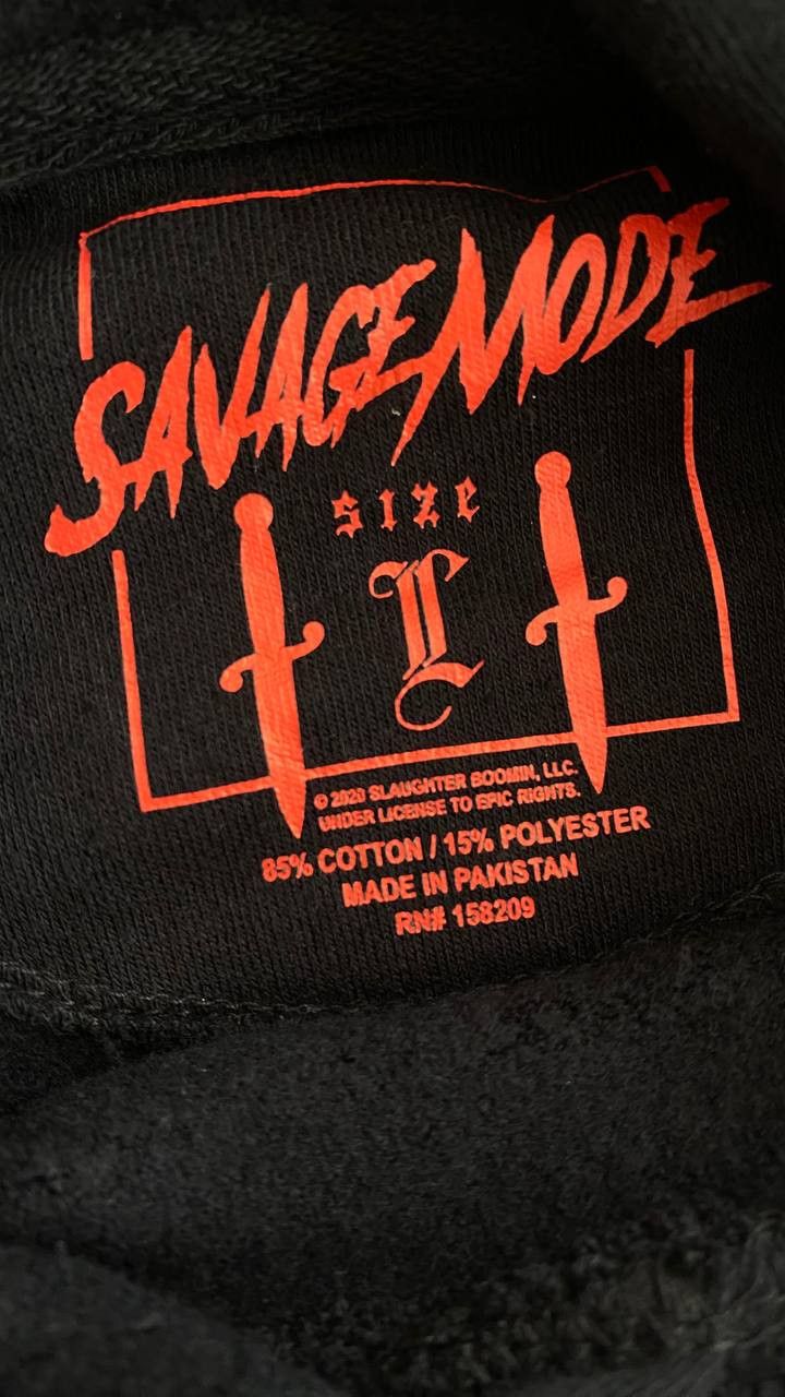21 Savage 21 Savage Savage Mode 2 Hoodie Sweatshirt Bloody Knife Size US L / EU 52-54 / 3 - 4 Thumbnail