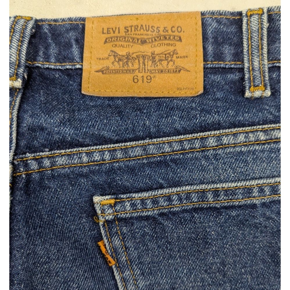 Levi's × Levi's Vintage Clothing × Vintage Vintage Levis 619 Made in Canada Orange Tab Blue Jeans Size US 36 / EU 52 - 2 Thumbnail