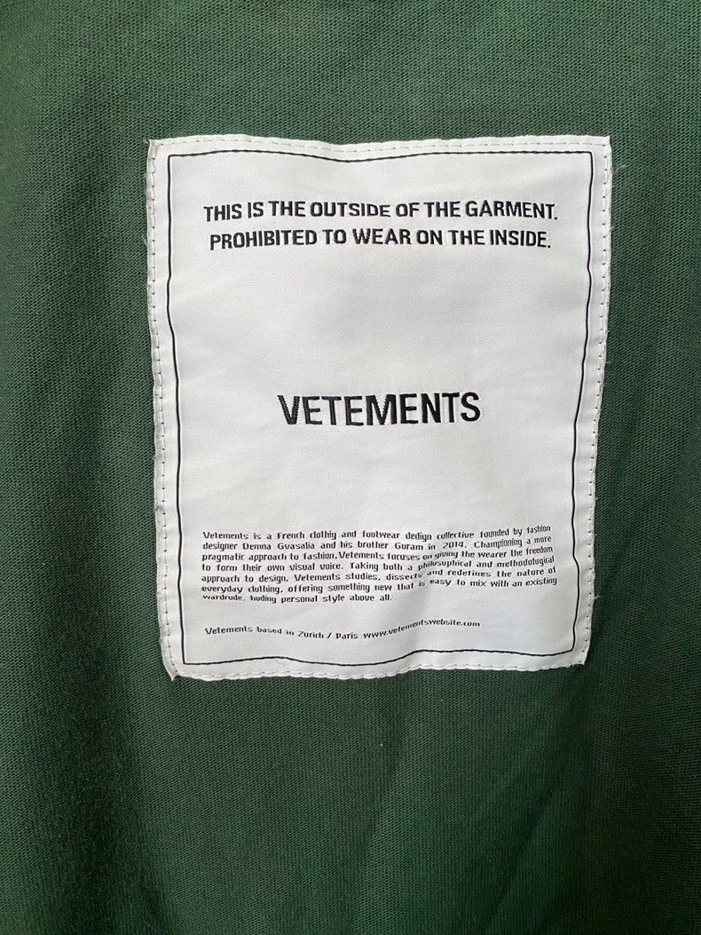 Vetements Vetements Embroidered Logo Long Sleeve Hoodie with Thick F Size US S / EU 44-46 / 1 - 5 Thumbnail