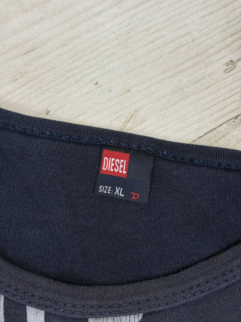 Diesel Vintage Diesel Long Sleeve T-Shirt Big Logo Y2K 90s Size US XL / EU 56 / 4 - 3 Thumbnail