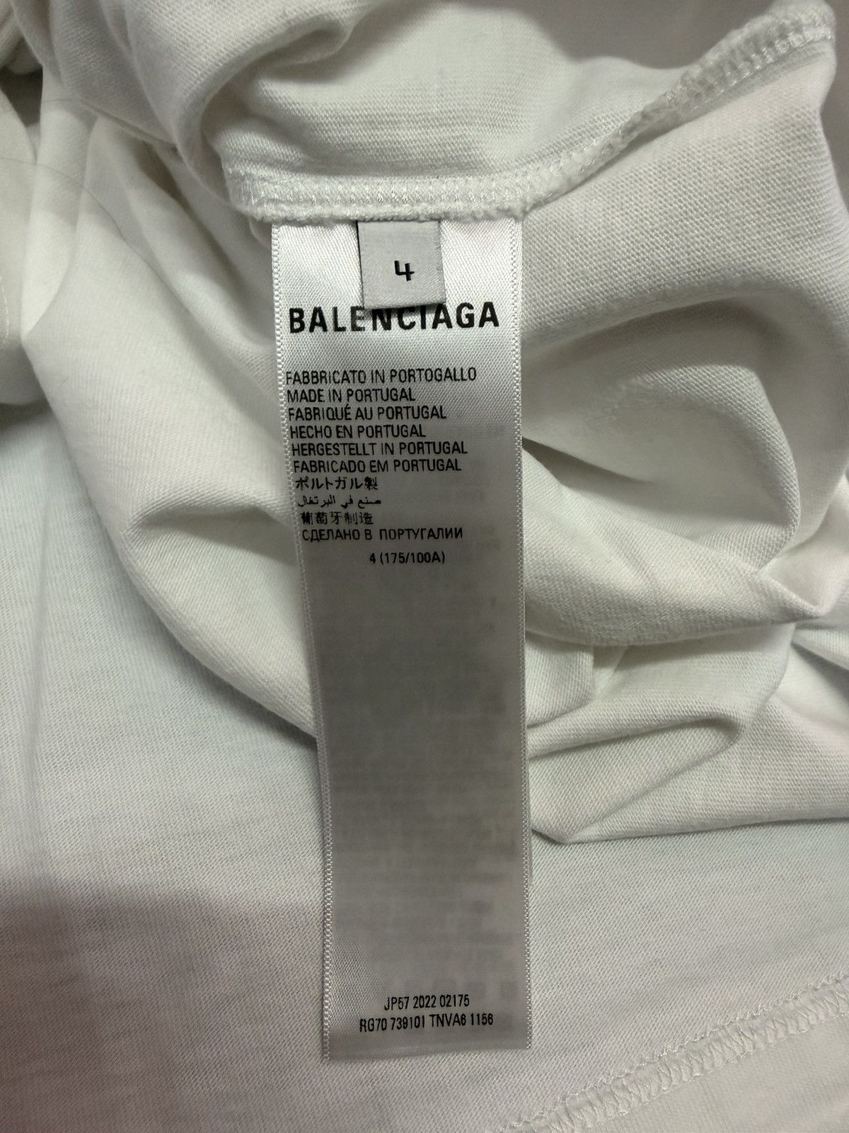 Adidas × Balenciaga BALENCIAGA X ADIDAS WHITE TEE Size US XXL / EU 58 / 5 - 5 Thumbnail