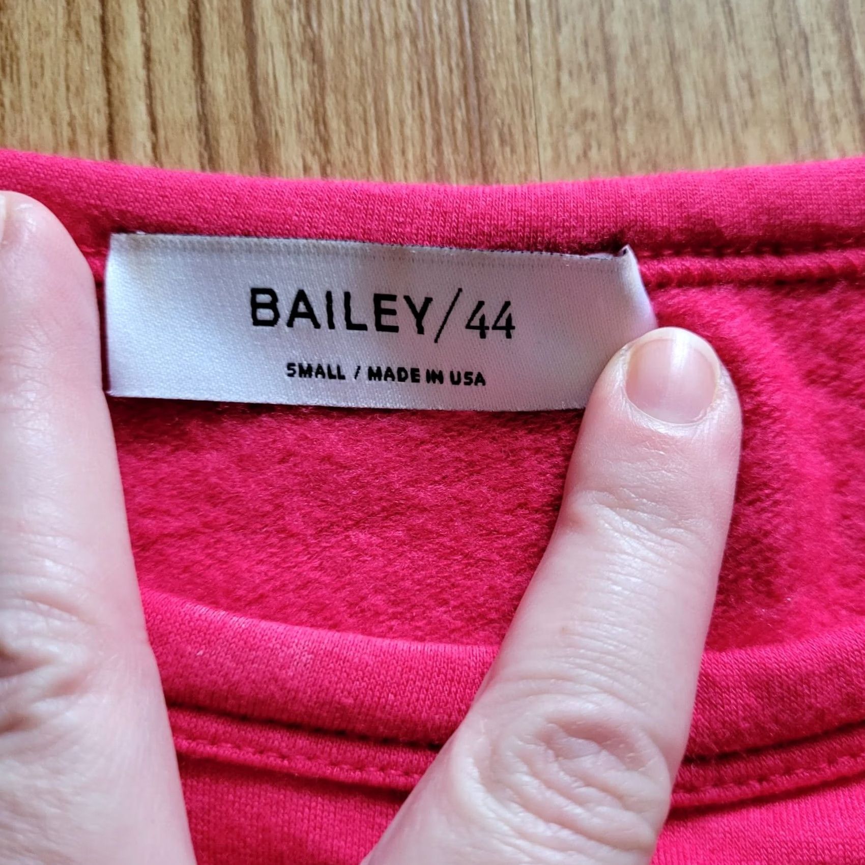 Bailey 44 Bailey 44 Sweater Womens Size S Red Balloon Sleeve Casual Crew Neck Jersey Knit Pullover Sweatshirt Top - Womens Size S / US 4 / IT 40 - 4 Thumbnail