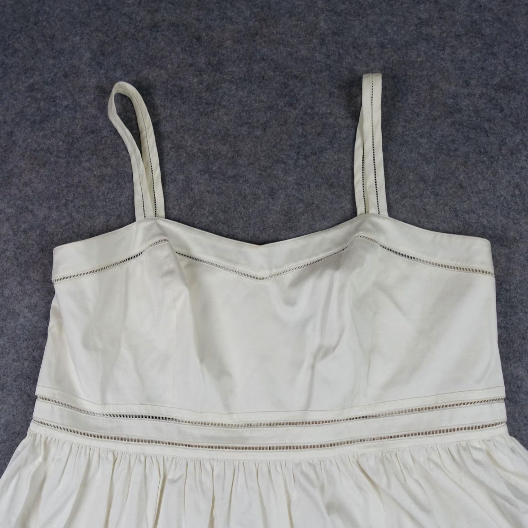 Adrianna Papell Adrianna Papell Dress Womens 24W White Floral Fit & Flare Sleeveless Sundress Size 4XL / US 24-26 - 2 Thumbnail