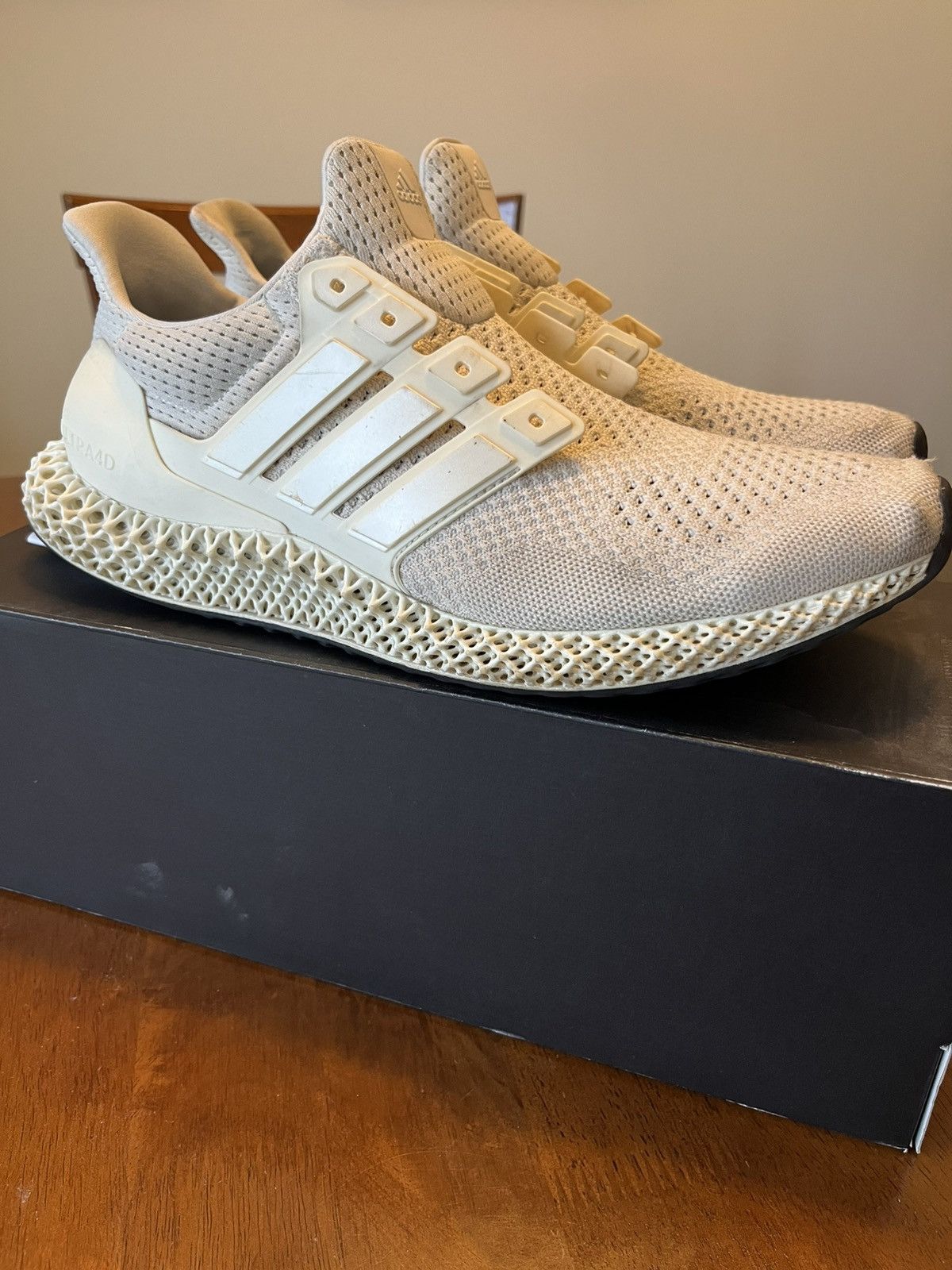 Adidas Adidas Ultra 4D chalk white Size US 11 / EU 44 - 1 Thumbnail
