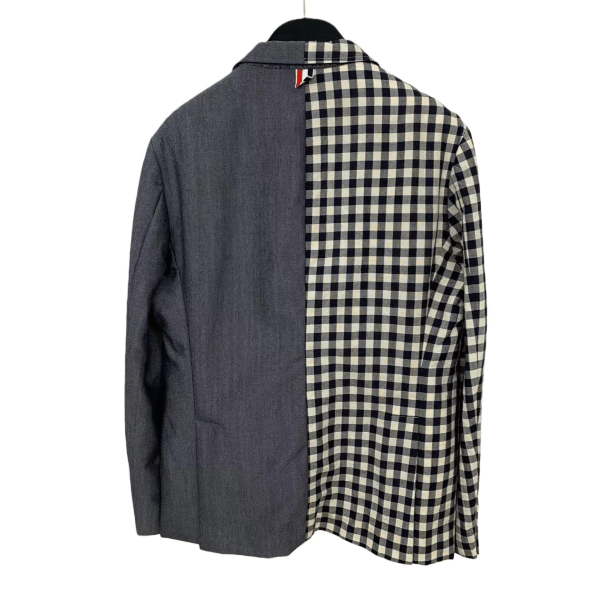 Thom Browne Thom Browne Colorblock Plaid Wool Blazer (3L) Size 44R - 2 Thumbnail