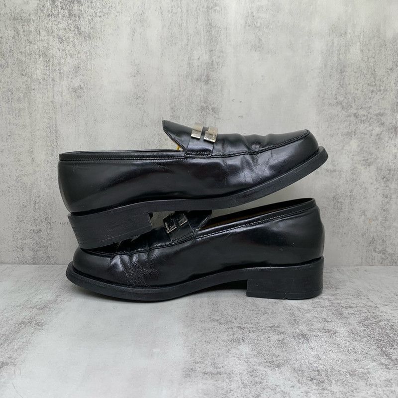 Gucci Gucci Black Loafers with Unique Detailing -2508 Size US 6.5 / EU 39-40 - 1 Thumbnail