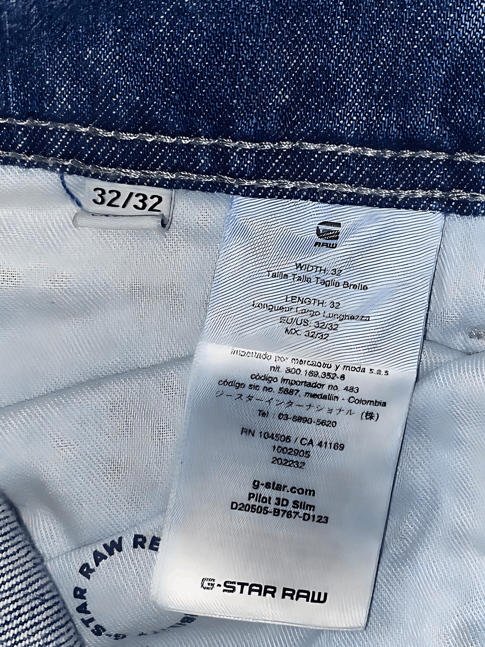 G-Star Pilot 3D Slim Jeans Men’s 32x32 Light Blue Faded Ocean Hue Size US 32 / EU 48 - 5 Thumbnail