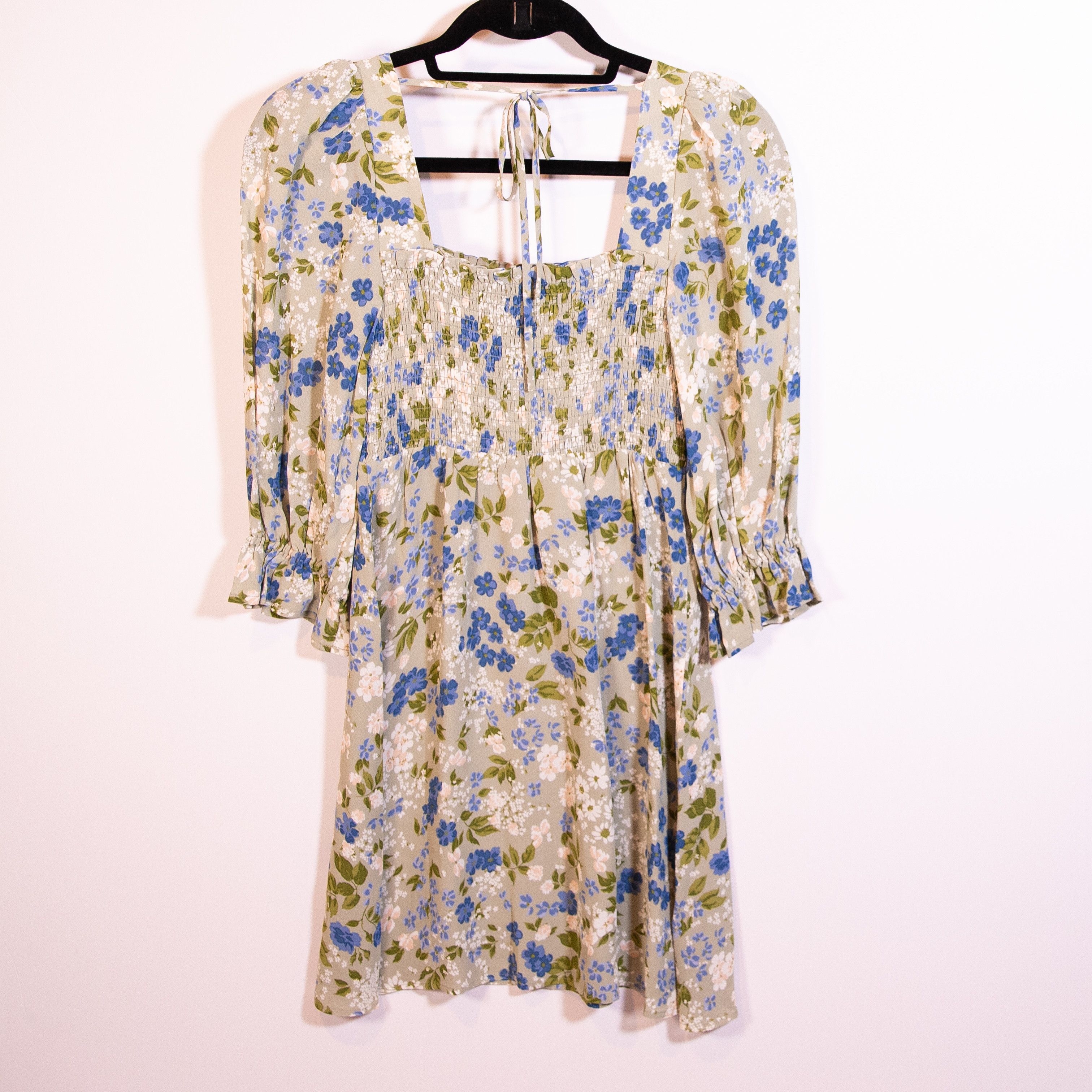 Reformation Reformation Zaria Chiffon Smocked Bodice Half Size XS / US 0-2 / IT 36-38 - 5 Thumbnail
