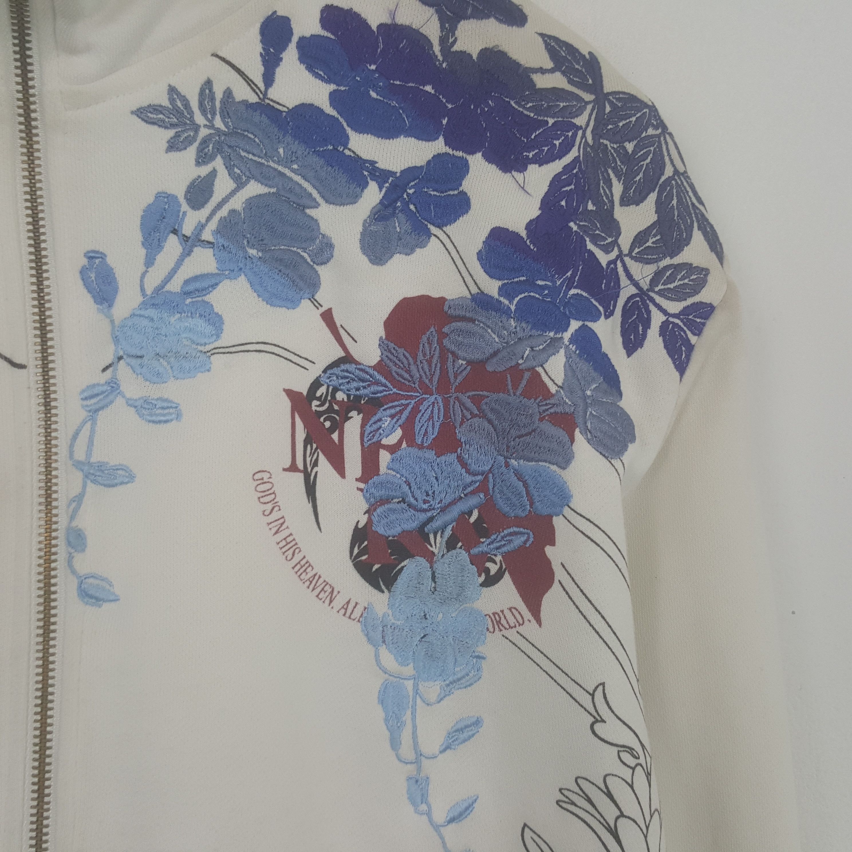 Anime × Japanese Brand × Vintage Vintage Evangelion Japanese Animated Hoodies Jacket Size US L / EU 52-54 / 3 - 2 Thumbnail