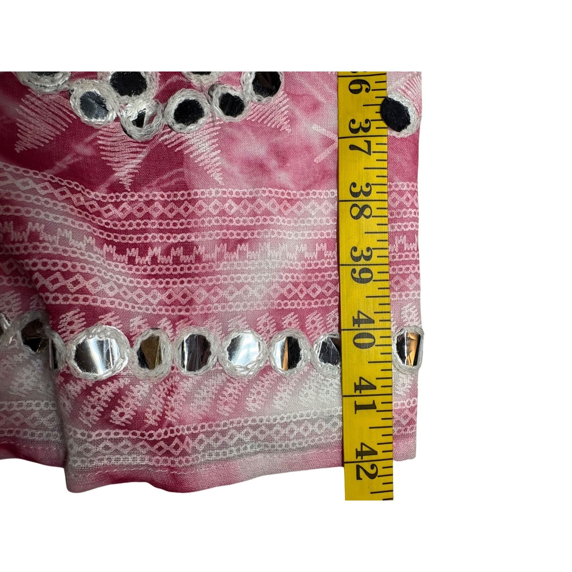 Other Juliet Dunn Women's Tie-Dye Maxi Dress Pink 1 Boho Chic Fest Size S / US 4 / IT 40 - 5 Thumbnail
