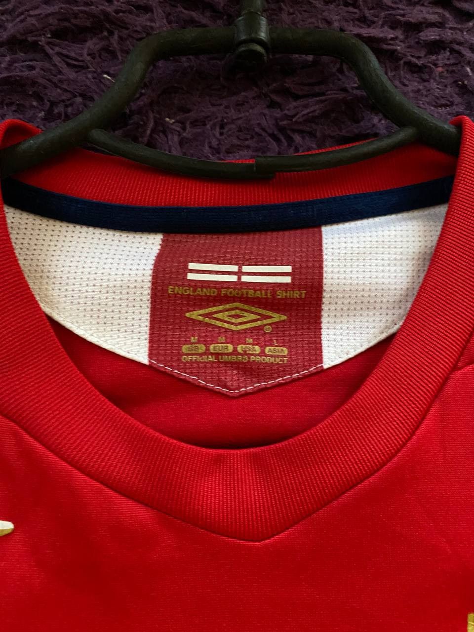 Umbro Vintage Umbro England Soccer Jersey Football Shirt Tee Size US M / EU 48-50 / 2 - 9 Thumbnail