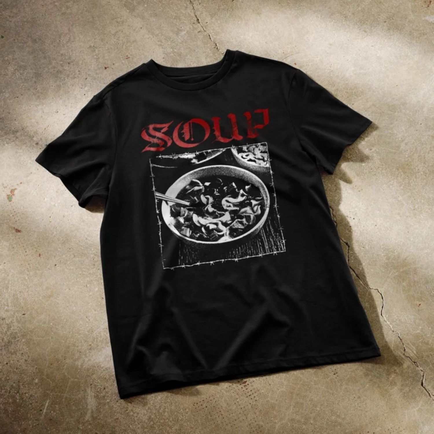 Japanese Brand Soup Hardcore Shirt | I love soup, Funny Shirt Size US L / EU 52-54 / 3 - 1 Thumbnail