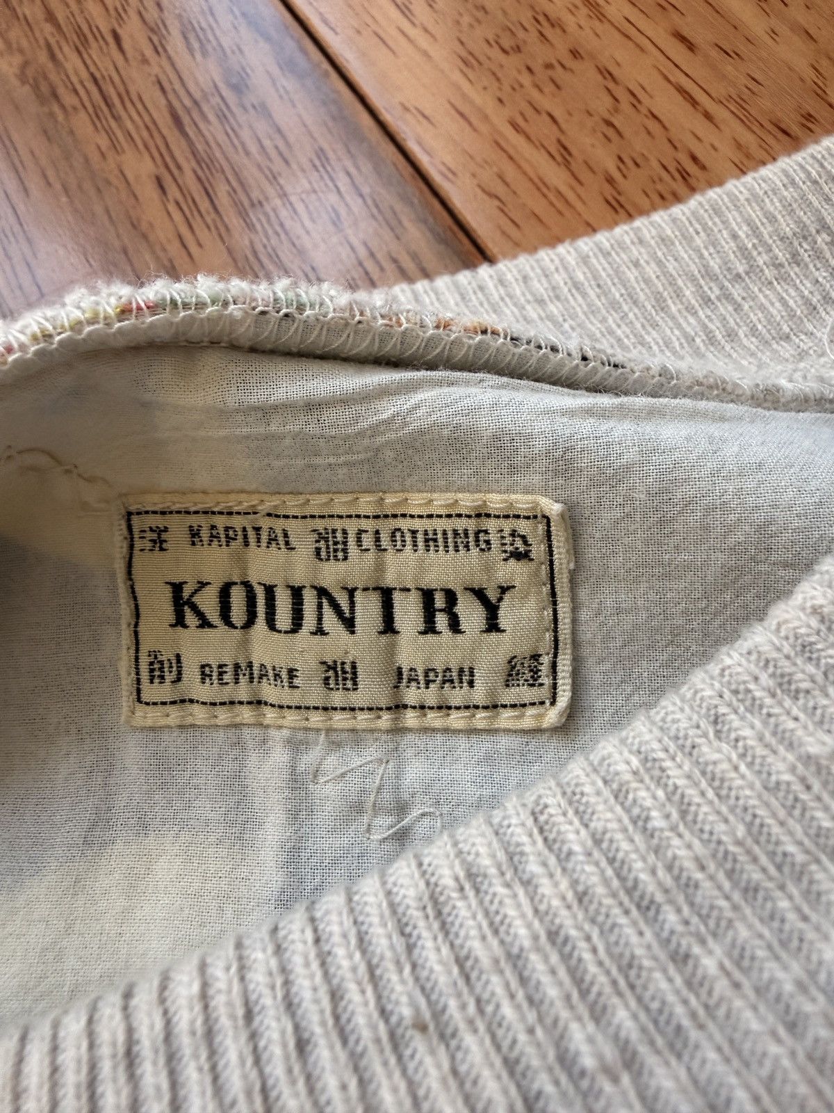 Kapital Kapital patchwork crewneck Size US L / EU 52-54 / 3 - 4 Thumbnail