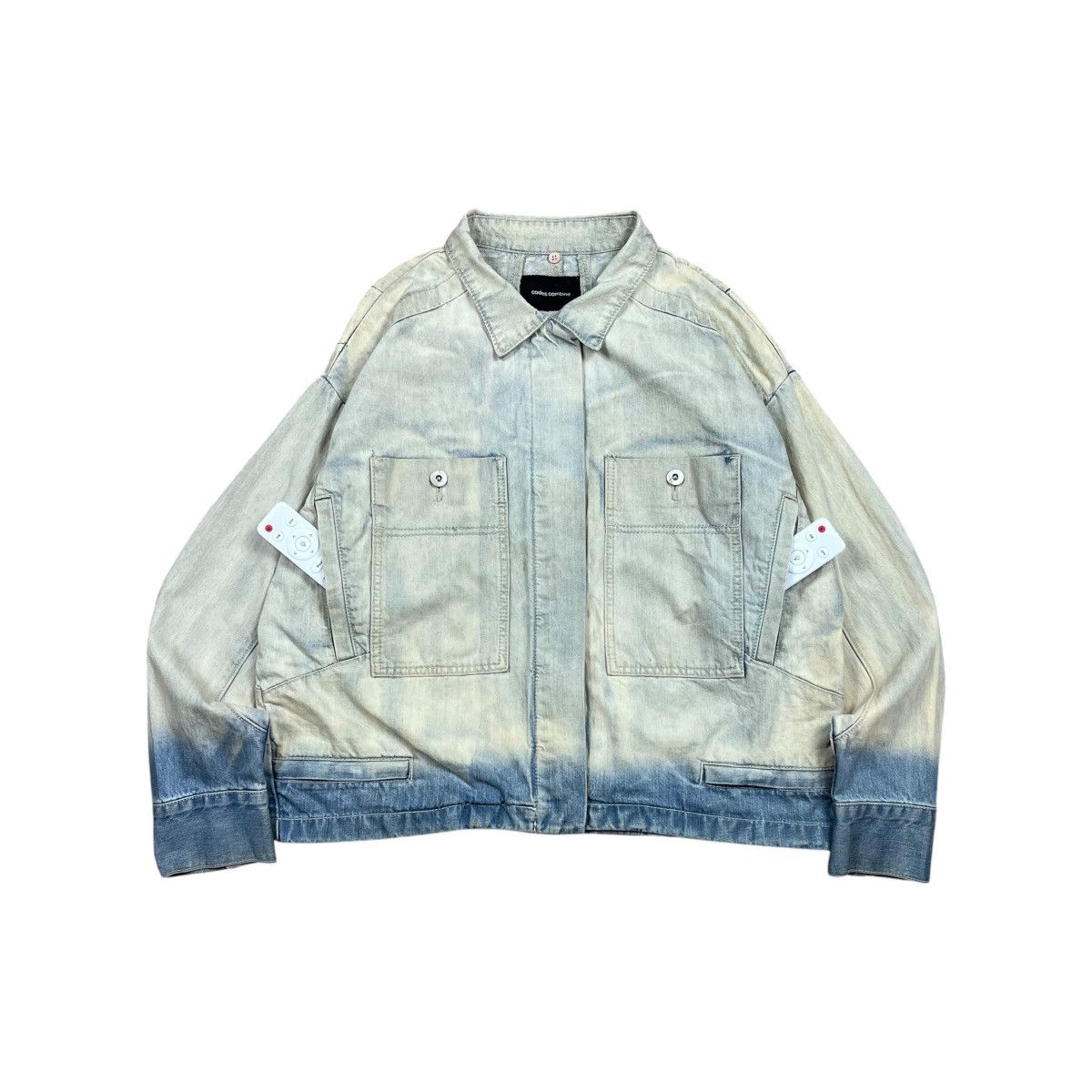 Japanese Brand Codes Combine Multi Pocket Denim Jacket Size US M / EU 48-50 / 2 - 13 Thumbnail